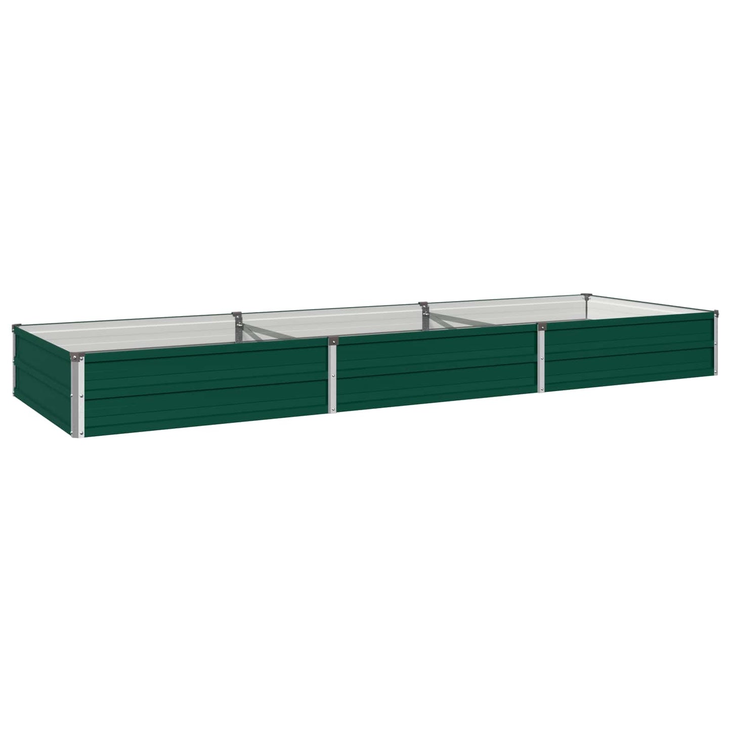 vidaXL Υψωμένο Κρεβάτι Κήπου Πράσινο 240 x 80 x 24 εκ.