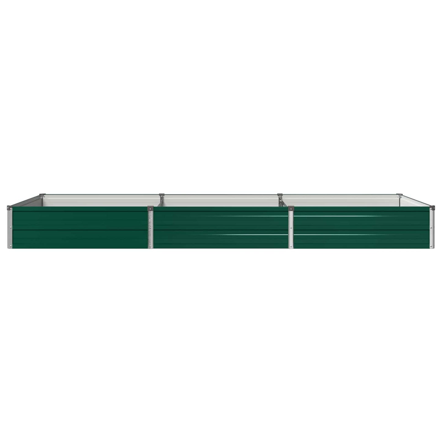 vidaXL Υψωμένο Κρεβάτι Κήπου Πράσινο 240 x 80 x 24 εκ.