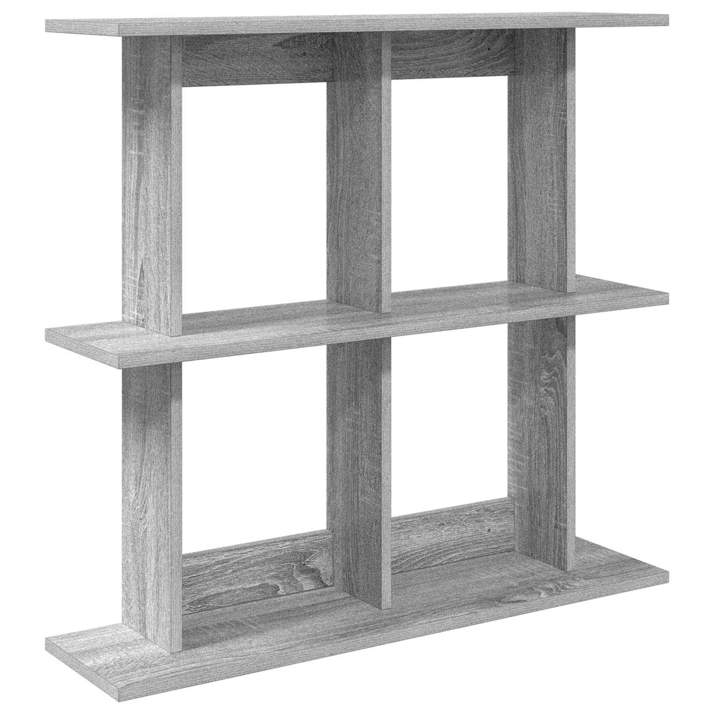 vidaXL Ράφι Τοίχου Επιτοίχιο Γκρι Sonoma 80 x 20 x 75 εκ