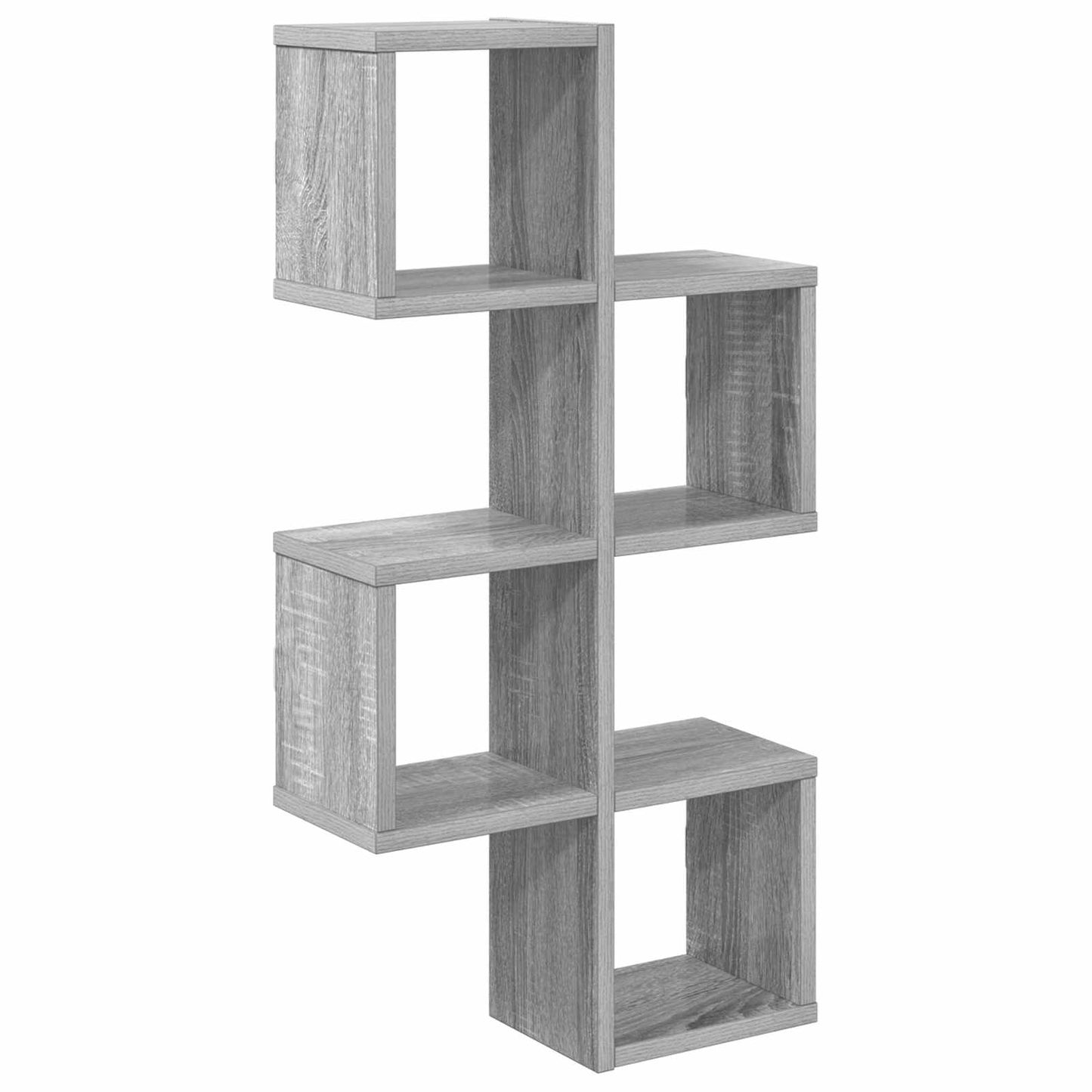 vidaXL Ράφι Τοίχου Επιτοίχιο Γκρι Sonoma 39 x 15 x 76 εκ