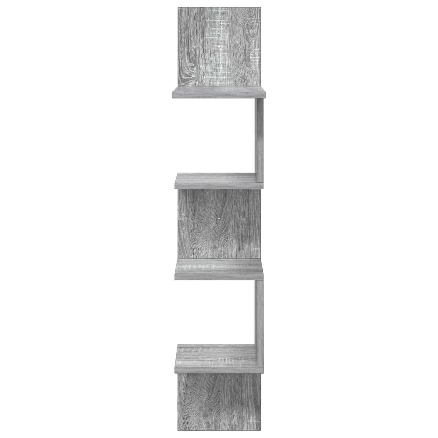 vidaXL Ράφι Τοίχου Επιτοίχιο Γκρι Sonoma 32 x 21 x 107 cm