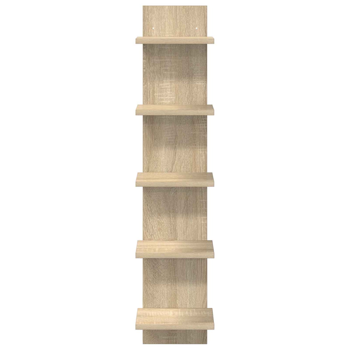 vidaXL Ράφι Τοίχου 2 τμχ. Sonoma Δρυς 22 x 15 x 100 εκ