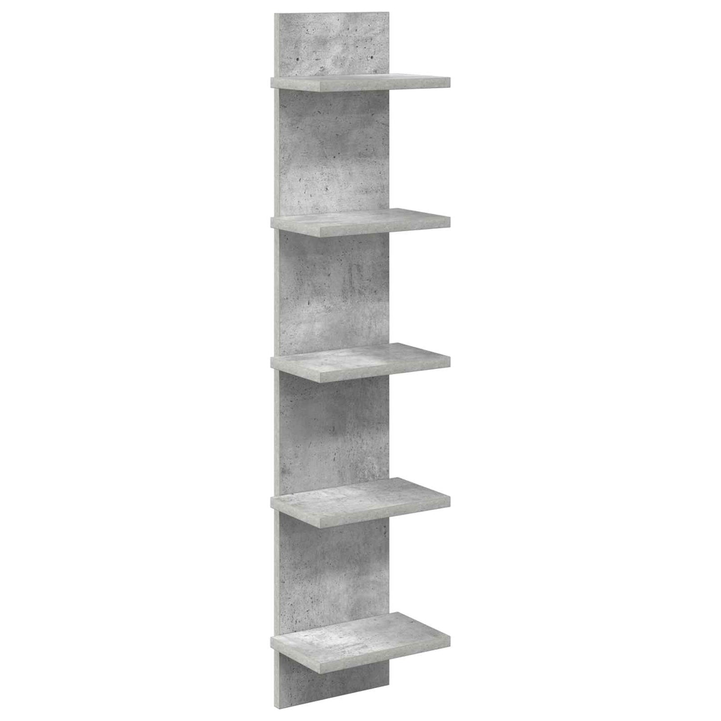 vidaXL Ράφι Τοίχου Γκρι Σκυροδέματος 22 x 15 x 100 εκ