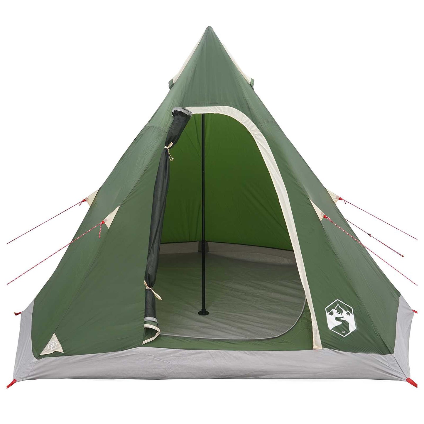 vidaXL Tipi Tent Water-Resistant 3 ατόμων Πράσινο