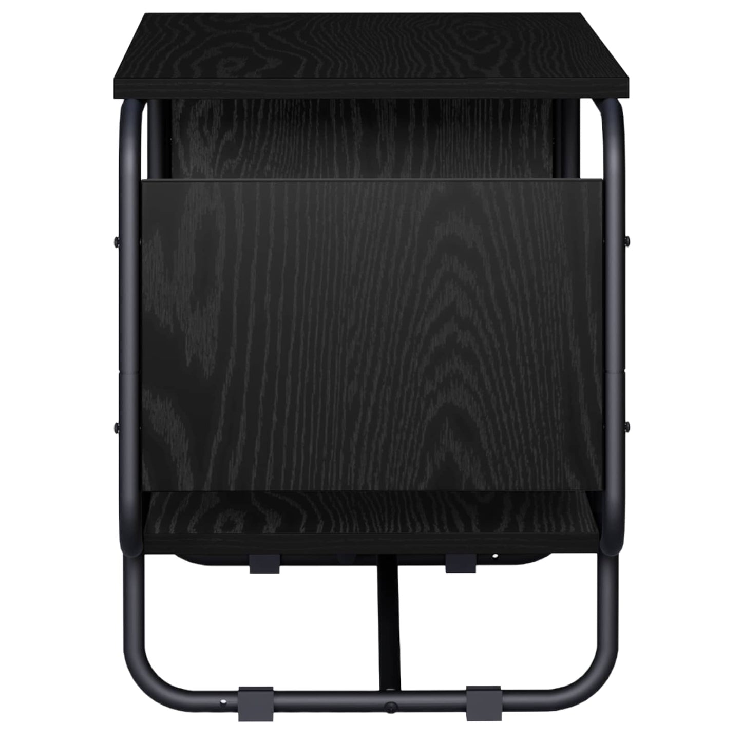 vidaXL Βάση TV 80 x 36 x 45 εκ. Μαύρη Δρυς Επεξεργασμένο Ξύλο