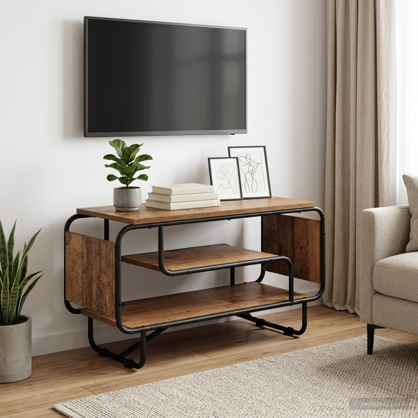 vidaXL Βάση TV 80 x 36 x 45 εκ. Παλαιωμένο ξύλο Επεξεργασμένο Ξύλο
