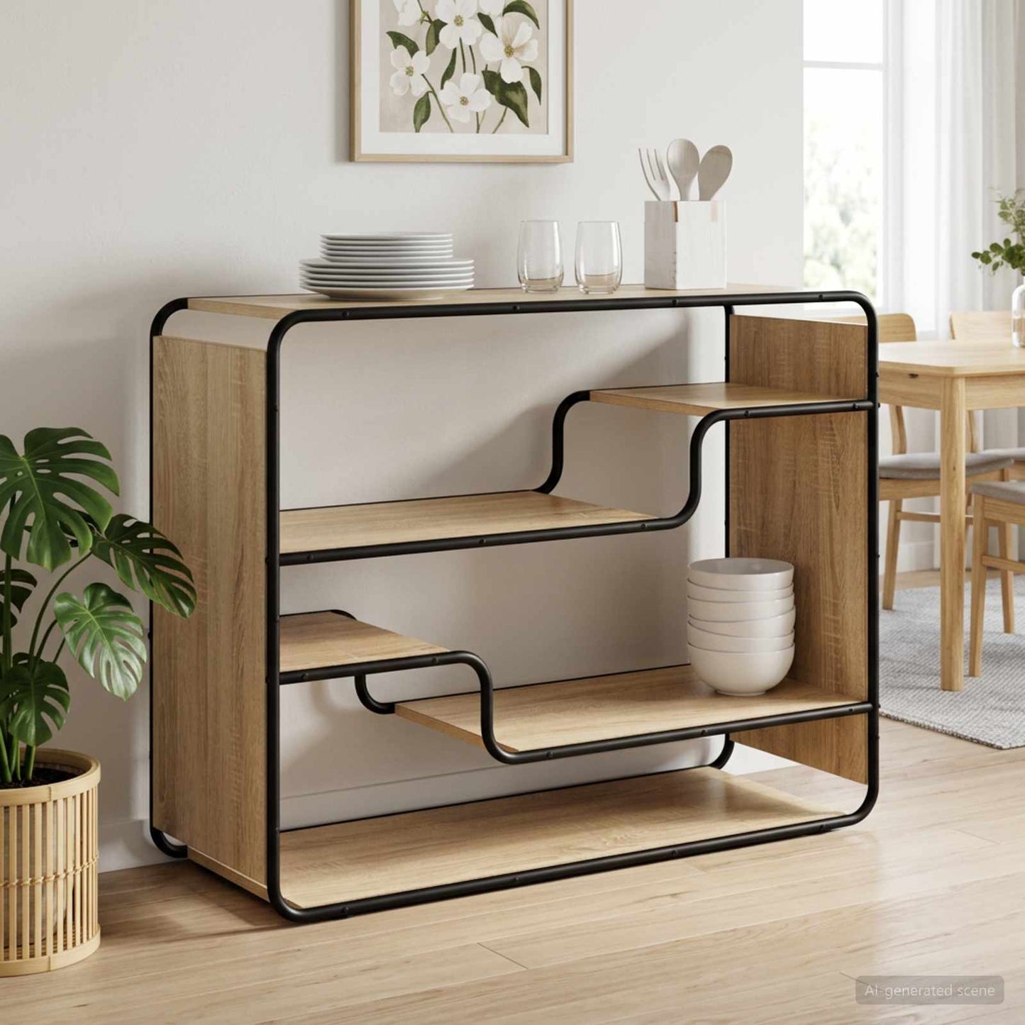 vidaXL Μπουφές Sonoma Δρυς 98 x 37,5 x 75,5 εκ. Επεξεργασμένο Ξύλο