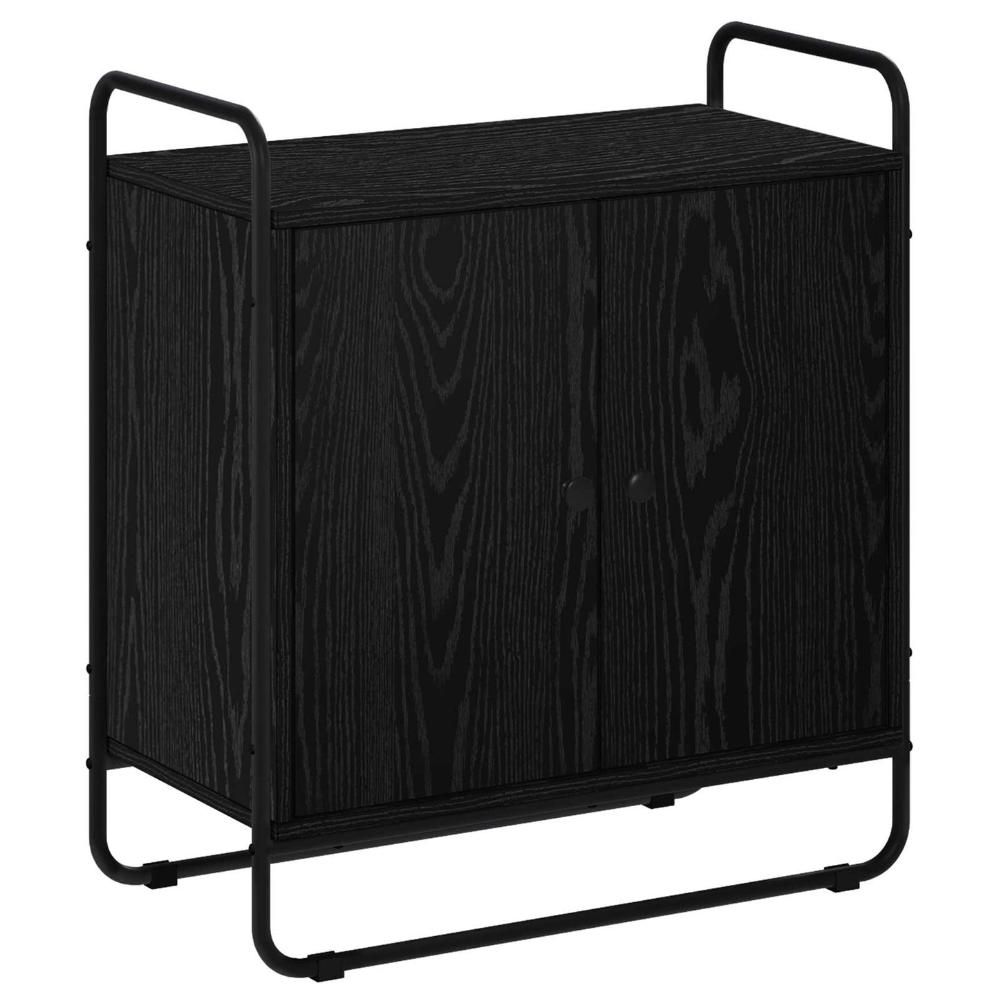 vidaXL Μπουφές Μαύρη Δρυς 68 x 35 x 75 cm Επεξεργασμένο Ξύλο