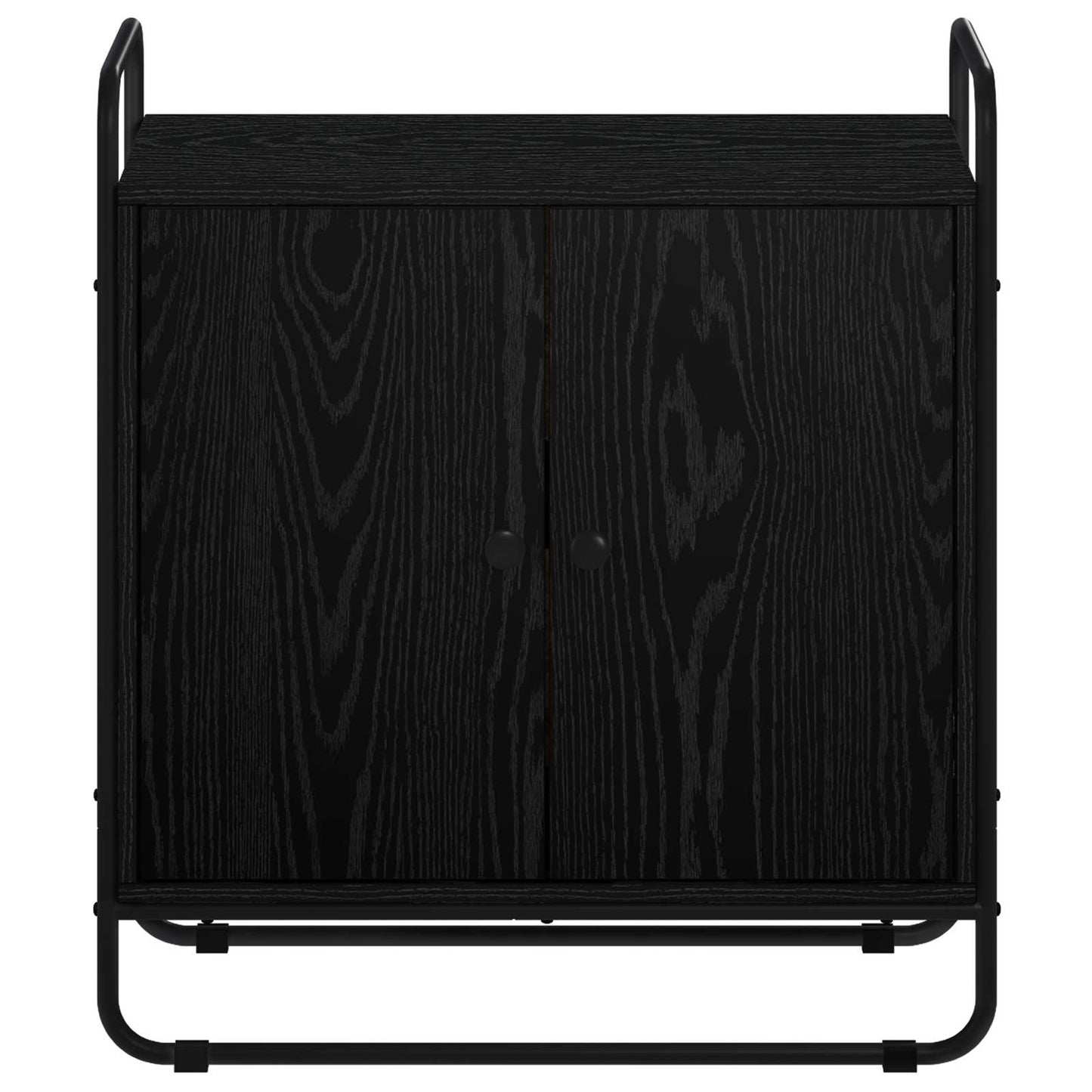 vidaXL Μπουφές Μαύρη Δρυς 68 x 35 x 75 cm Επεξεργασμένο Ξύλο