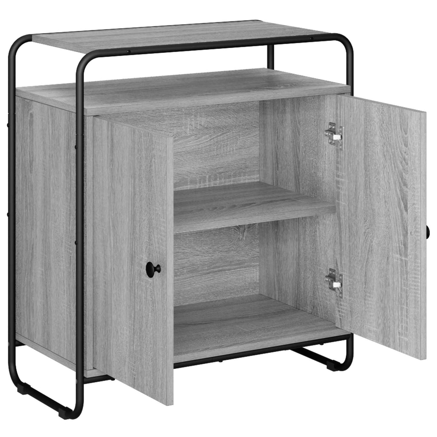 vidaXL Μπουφές Γκρι Sonoma 68 x 35 x 75 cm Επεξεργασμένο Ξύλο