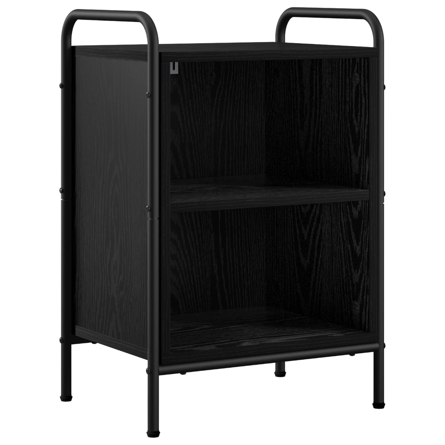 vidaXL Κομοδίνο 2 τμχ. Μαύρη Δρυς 40 x 30 x 60 cm Επεξεργασμένο Ξύλο