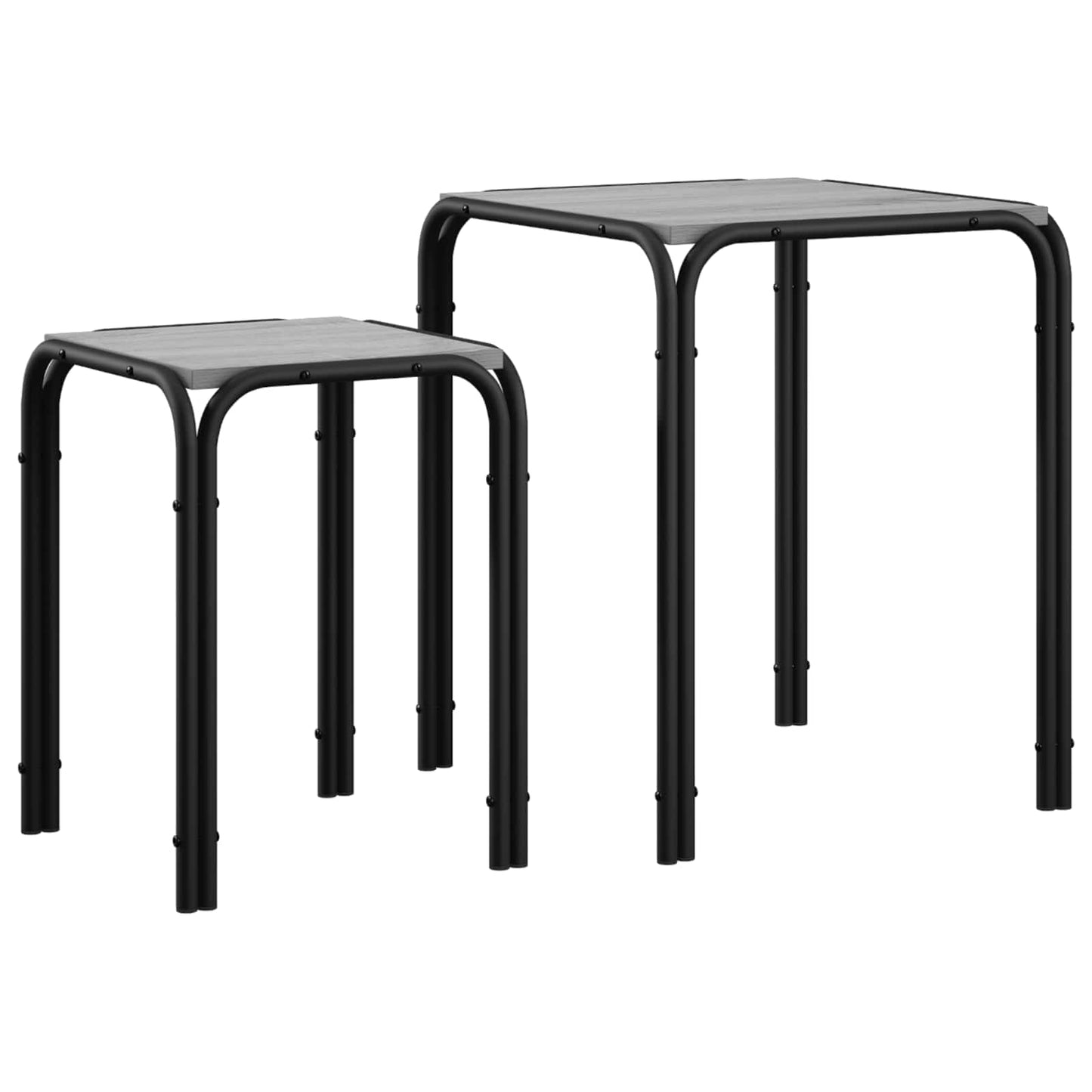 vidaXL Τραπεζάκι Πλευράς Γκρι Sonoma 41 x 40 x 50 εκ