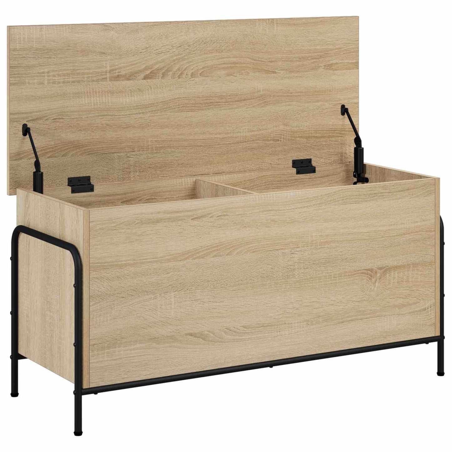 vidaXL Κουτί αποθήκευσης Sonoma Δρυς 80 x 40 x 49,5 εκ