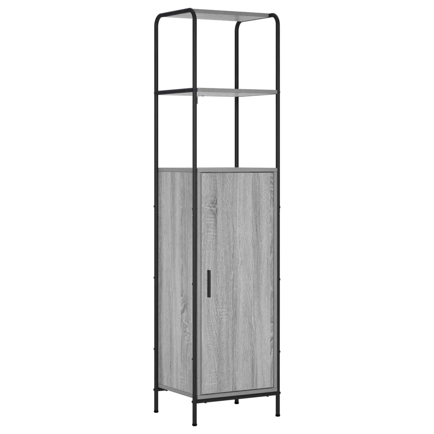 vidaXL Highboard Γκρι Sonoma 40 x 33 x 161 εκ Επεξεργασμένο Ξύλο