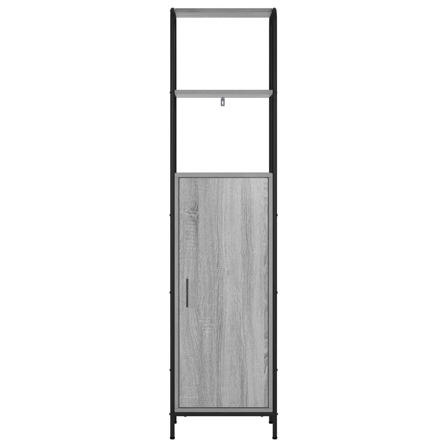 vidaXL Highboard Γκρι Sonoma 40 x 33 x 161 εκ Επεξεργασμένο Ξύλο