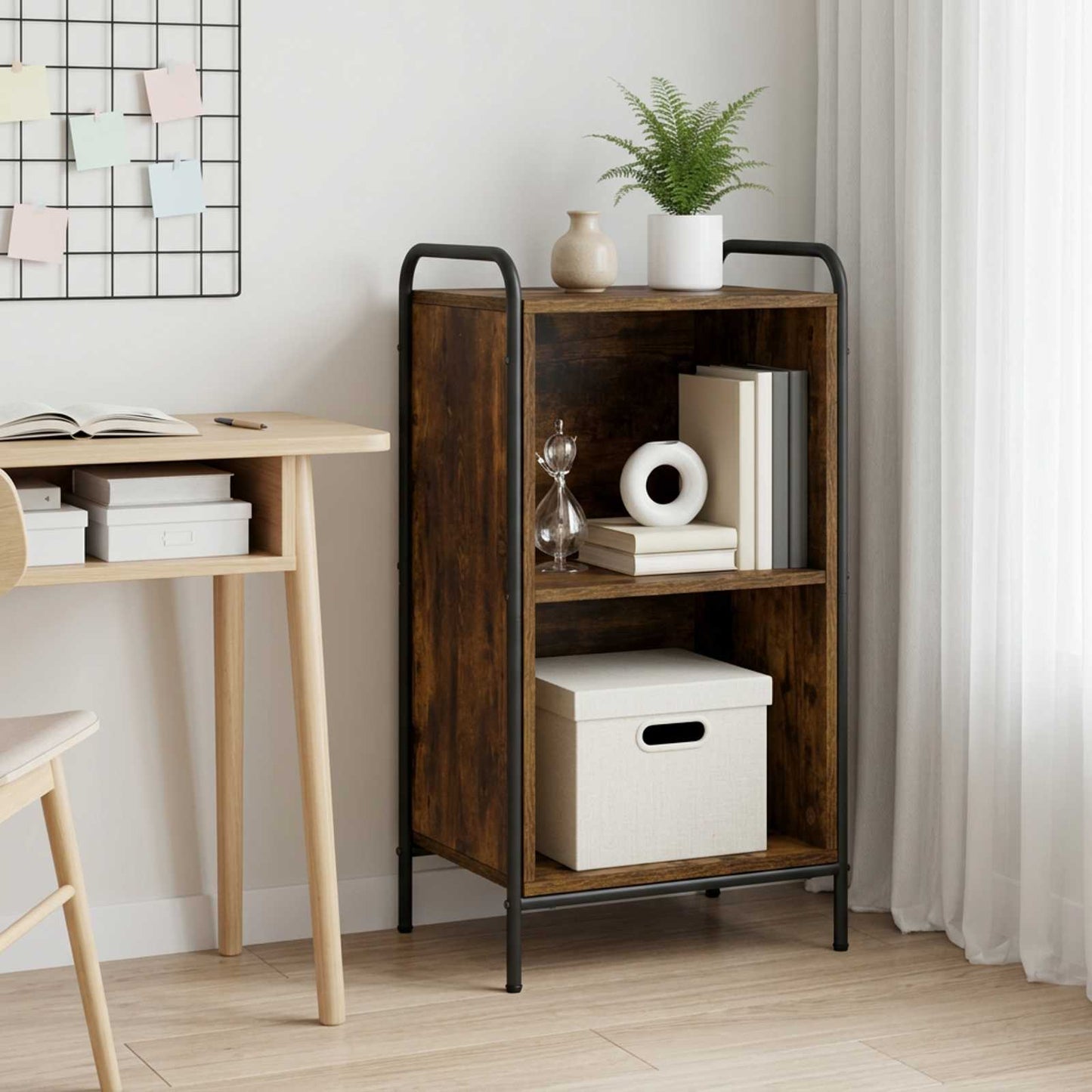 vidaXL Βιβλιοθήκη 55,5 x 33 x 174 εκ Επεξεργασμένο Ξύλο