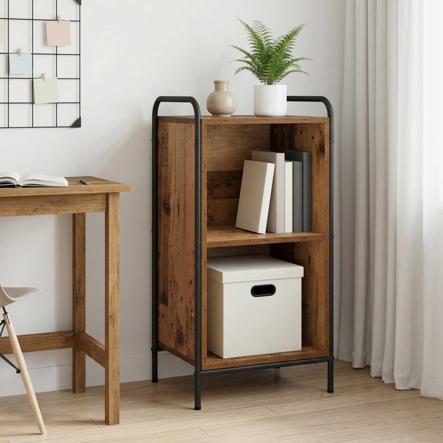 vidaXL Βιβλιοθήκη 55,5 x 33 x 174 εκ Επεξεργασμένο Ξύλο