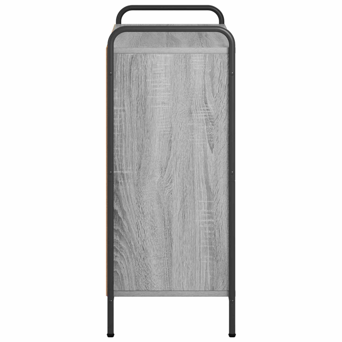 vidaXL Βιβλιοθήκη 80 x 33 x 80 εκ. Επεξεργασμένο Ξύλο Γκρι Sonoma