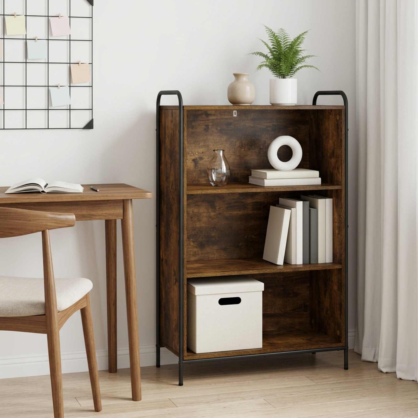 vidaXL Βιβλιοθήκη 55,5 x 33 x 174 εκ Επεξεργασμένο Ξύλο