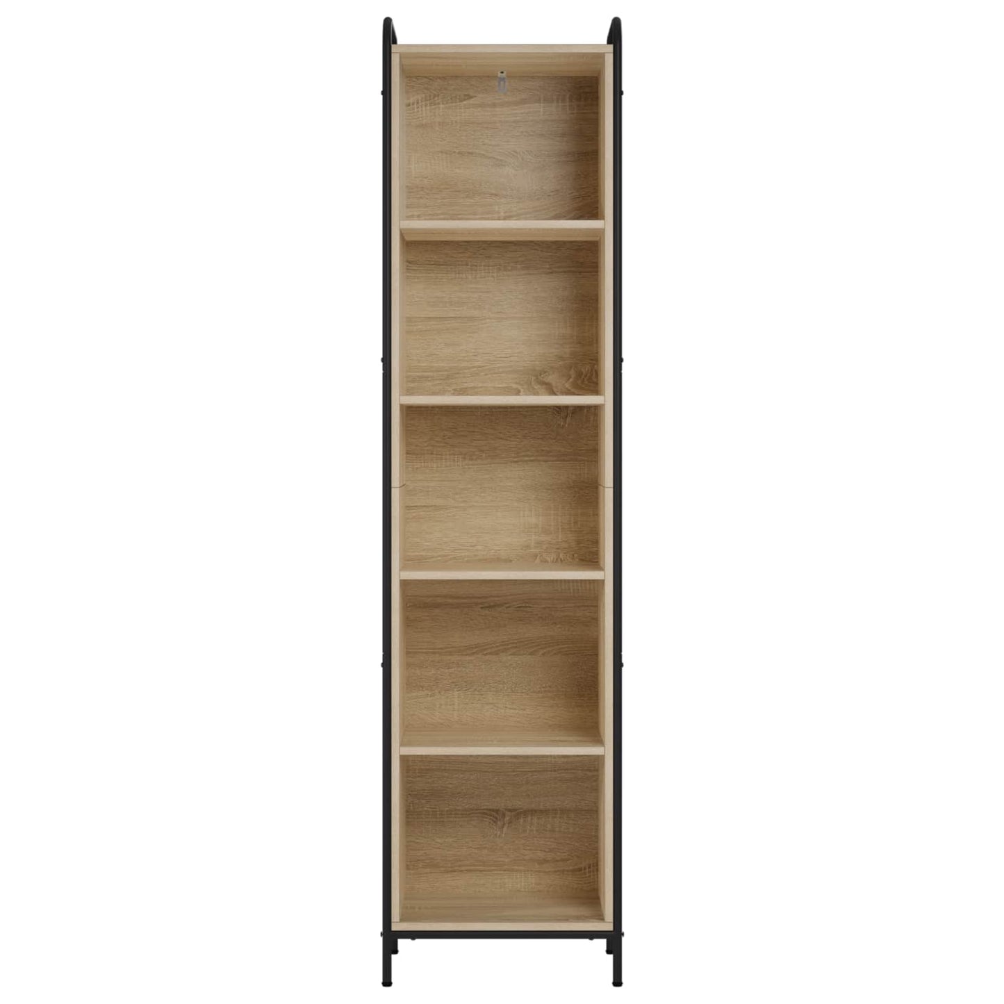 vidaXL Βιβλιοθήκη 55,5 x 33 x 174 εκ Επεξεργασμένο Ξύλο Sonoma Δρυς