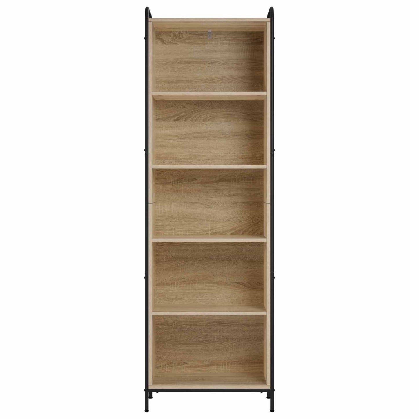 vidaXL Βιβλιοθήκη 55,5 x 33 x 174 εκ Επεξεργασμένο Ξύλο Sonoma Δρυς