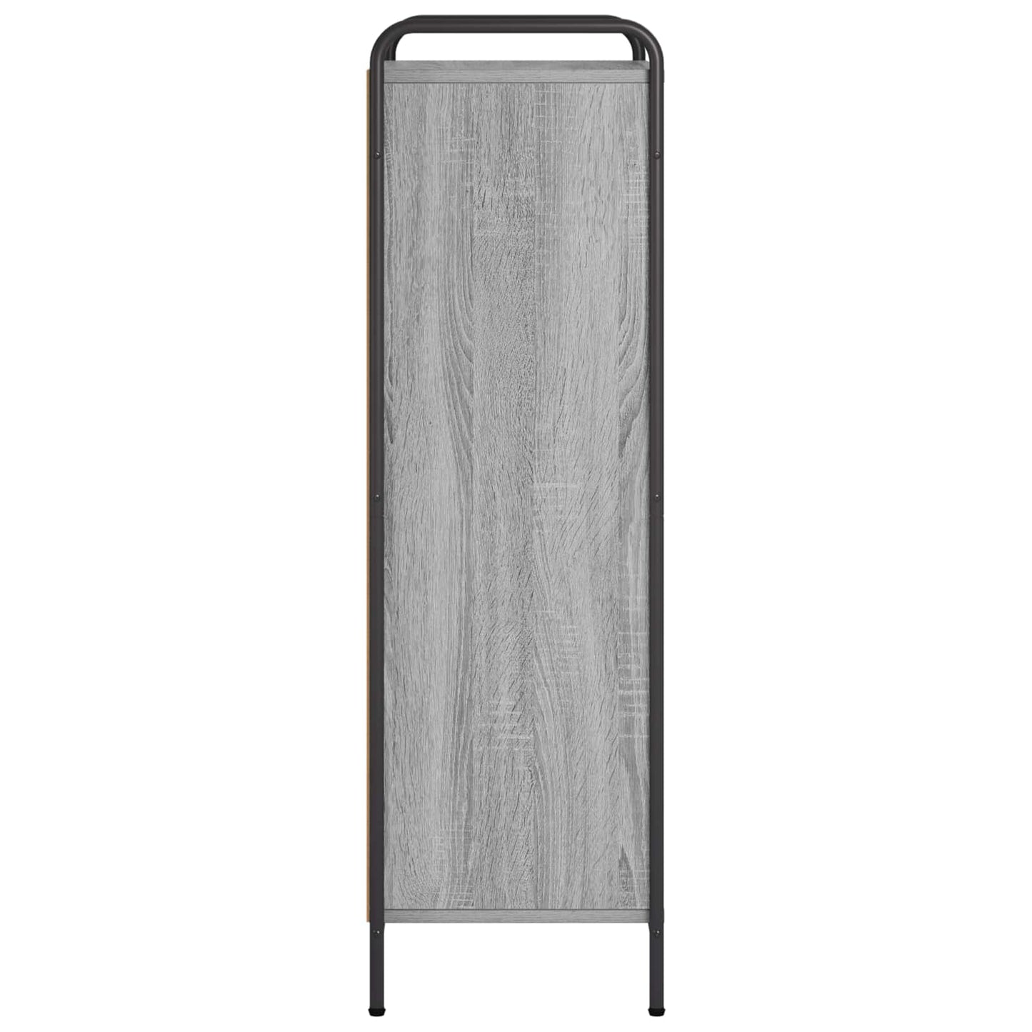 vidaXL Βιβλιοθήκη 57 x 33 x 111 εκ Επεξεργασμένο Ξύλο Γκρι Sonoma