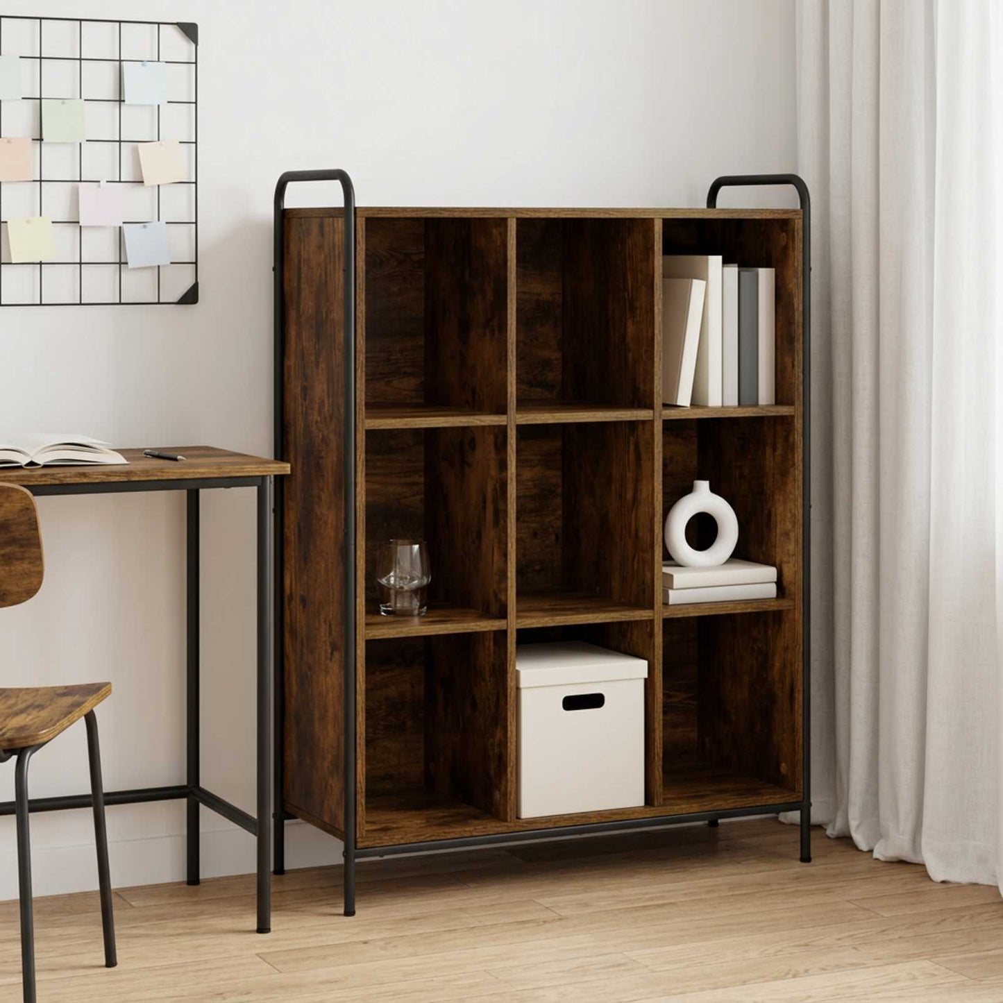 vidaXL Βιβλιοθήκη 57 x 33 x 111 εκ Επεξεργασμένο Ξύλο
