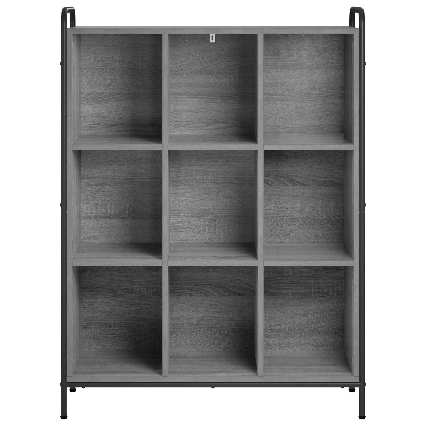 vidaXL Βιβλιοθήκη 57 x 33 x 111 εκ Επεξεργασμένο Ξύλο Γκρι Sonoma