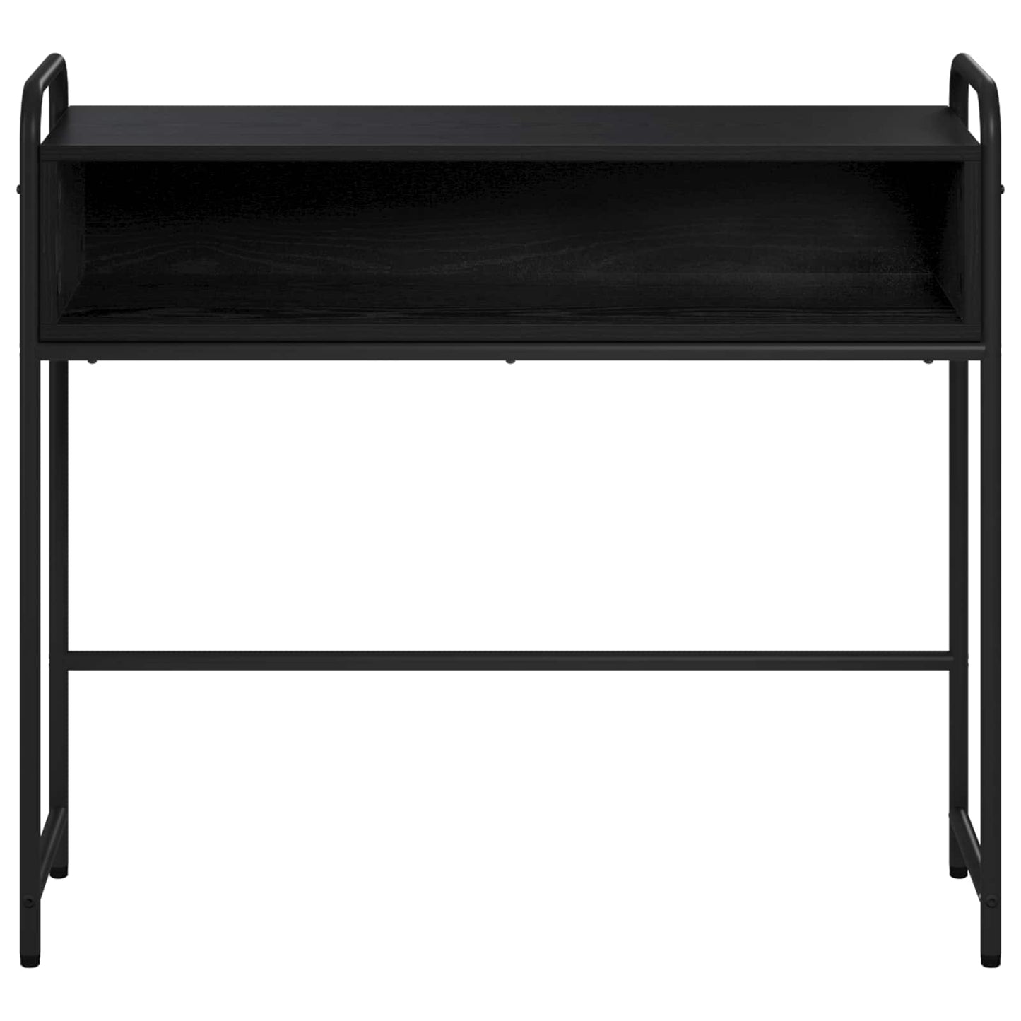 vidaXL Τραπέζι κονσόλας Μαύρη Δρυς 90 x 33 x 80,5 εκ