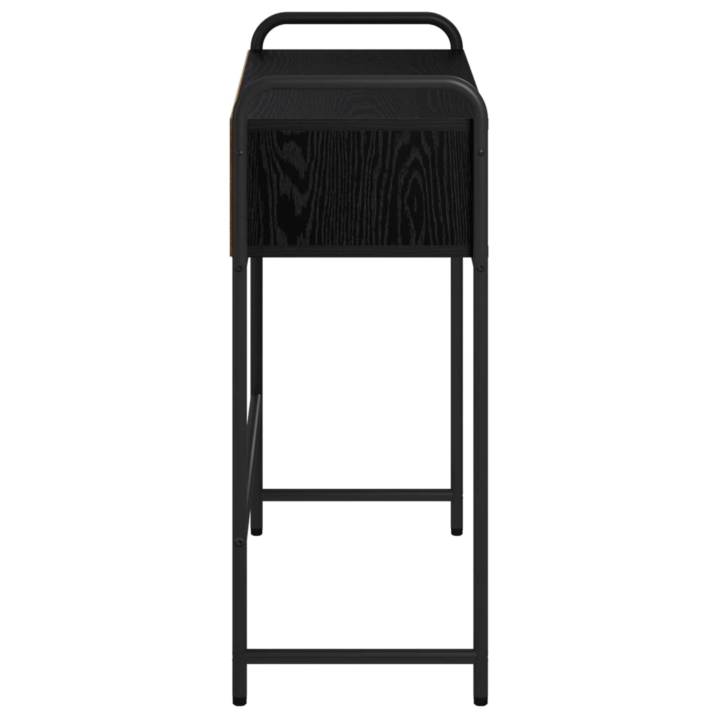 vidaXL Τραπέζι κονσόλας Μαύρη Δρυς 90 x 33 x 80,5 εκ