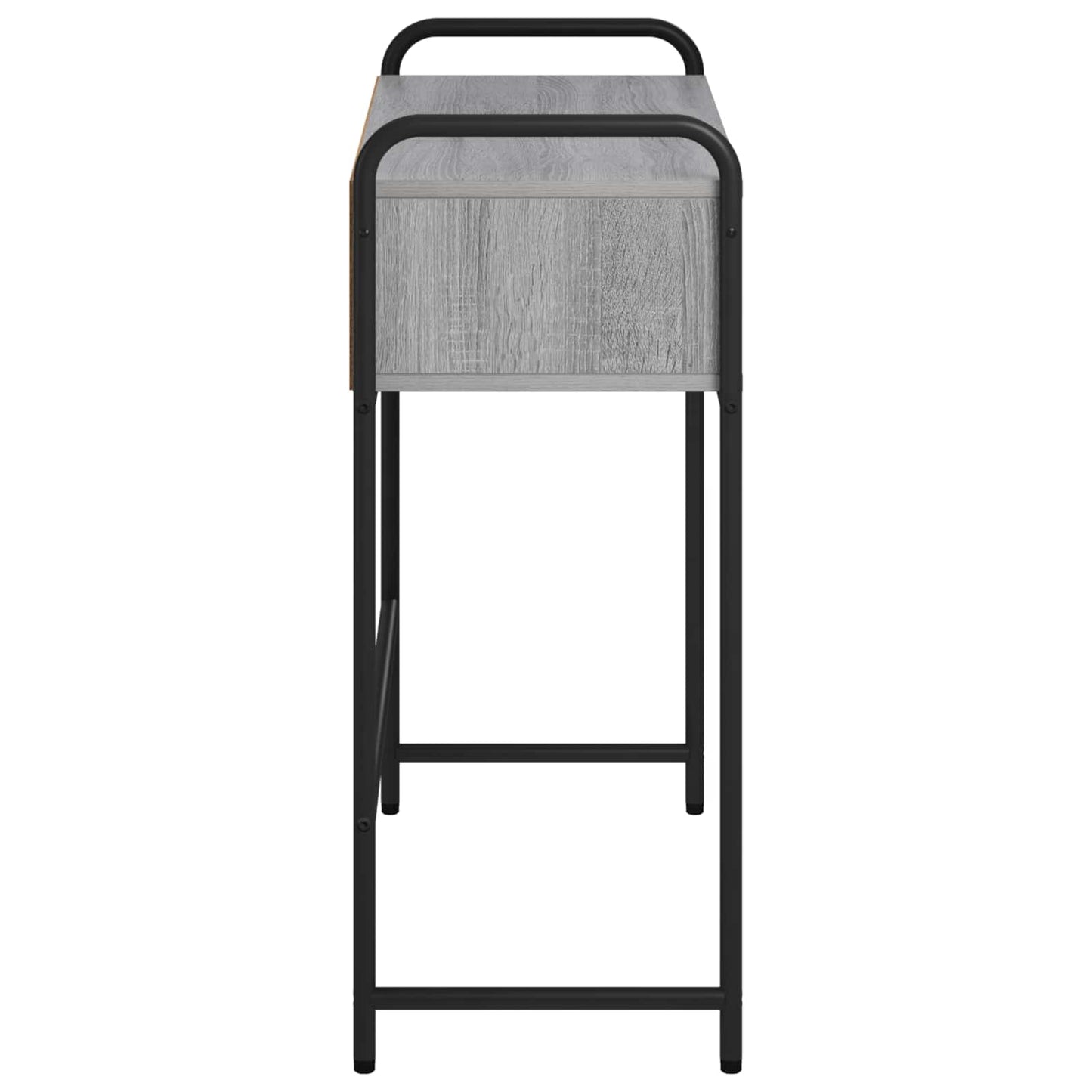 vidaXL Τραπέζι κονσόλας Γκρι Sonoma 90 x 33 x 80,5 εκ