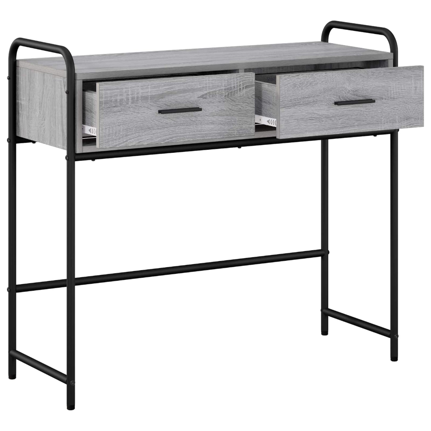 vidaXL Τραπέζι κονσόλας Γκρι Sonoma 90 x 33 x 80,5 εκ