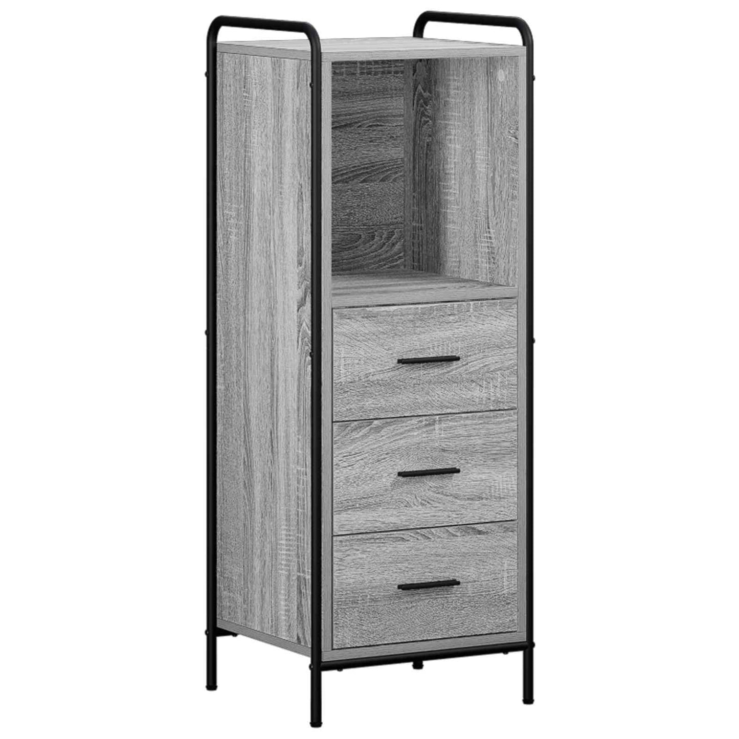 vidaXL Ντουλάπι Μπάνιου Γκρι Sonoma 40 x 36 x 109,5 εκ.
