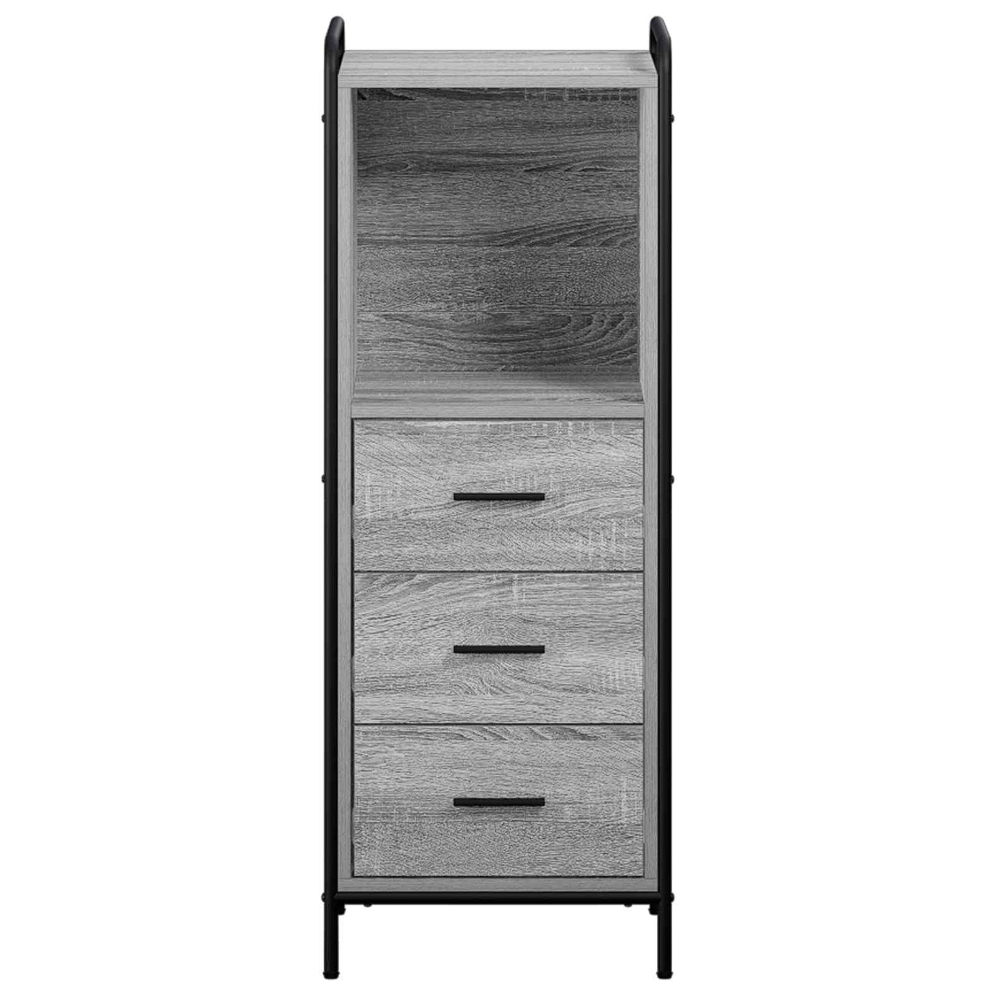 vidaXL Ντουλάπι Μπάνιου Γκρι Sonoma 40 x 36 x 109,5 εκ.