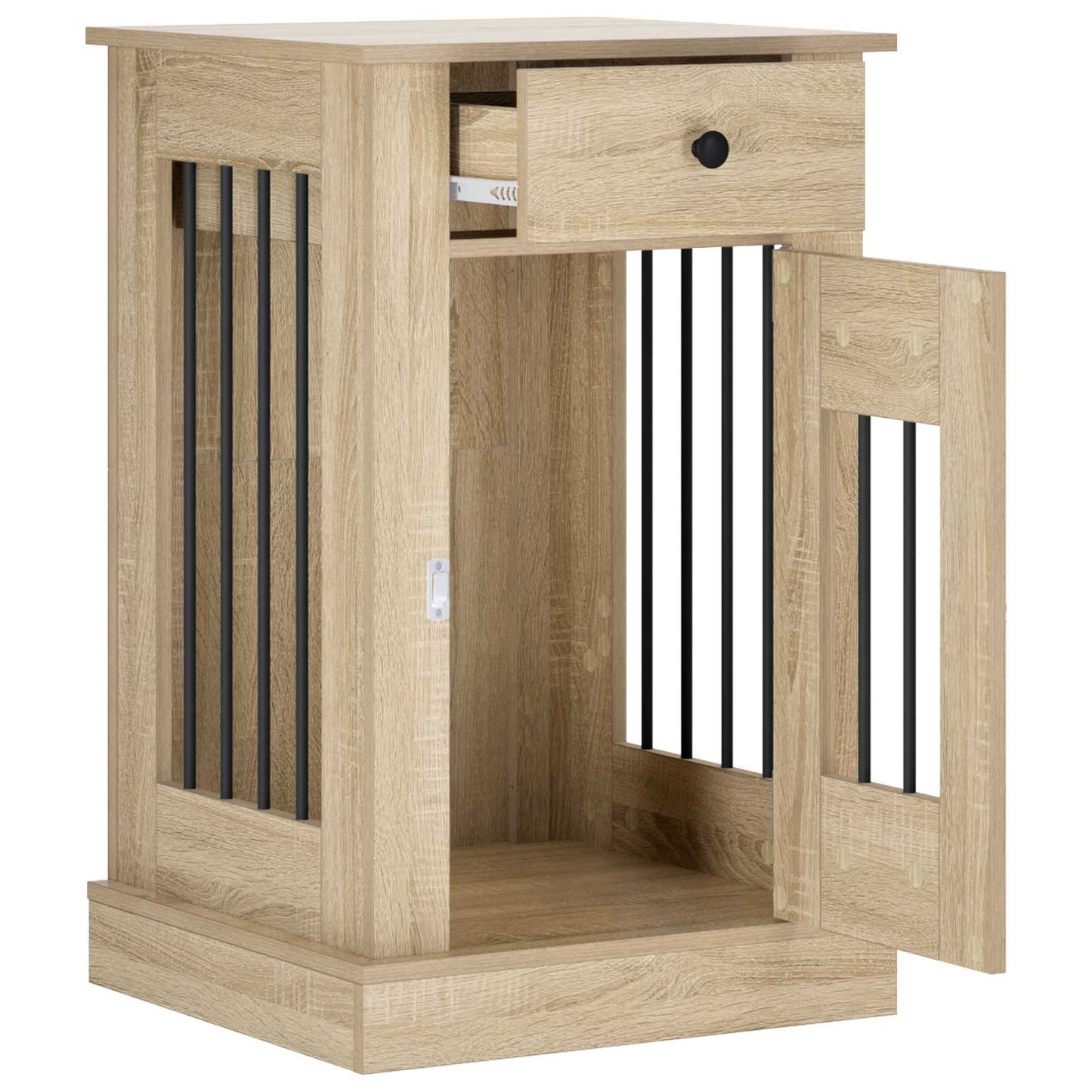 vidaXL Έπιπλο για κλουβί σκύλου Sonoma Δρυς 50 x 47,5 x 80 εκ.