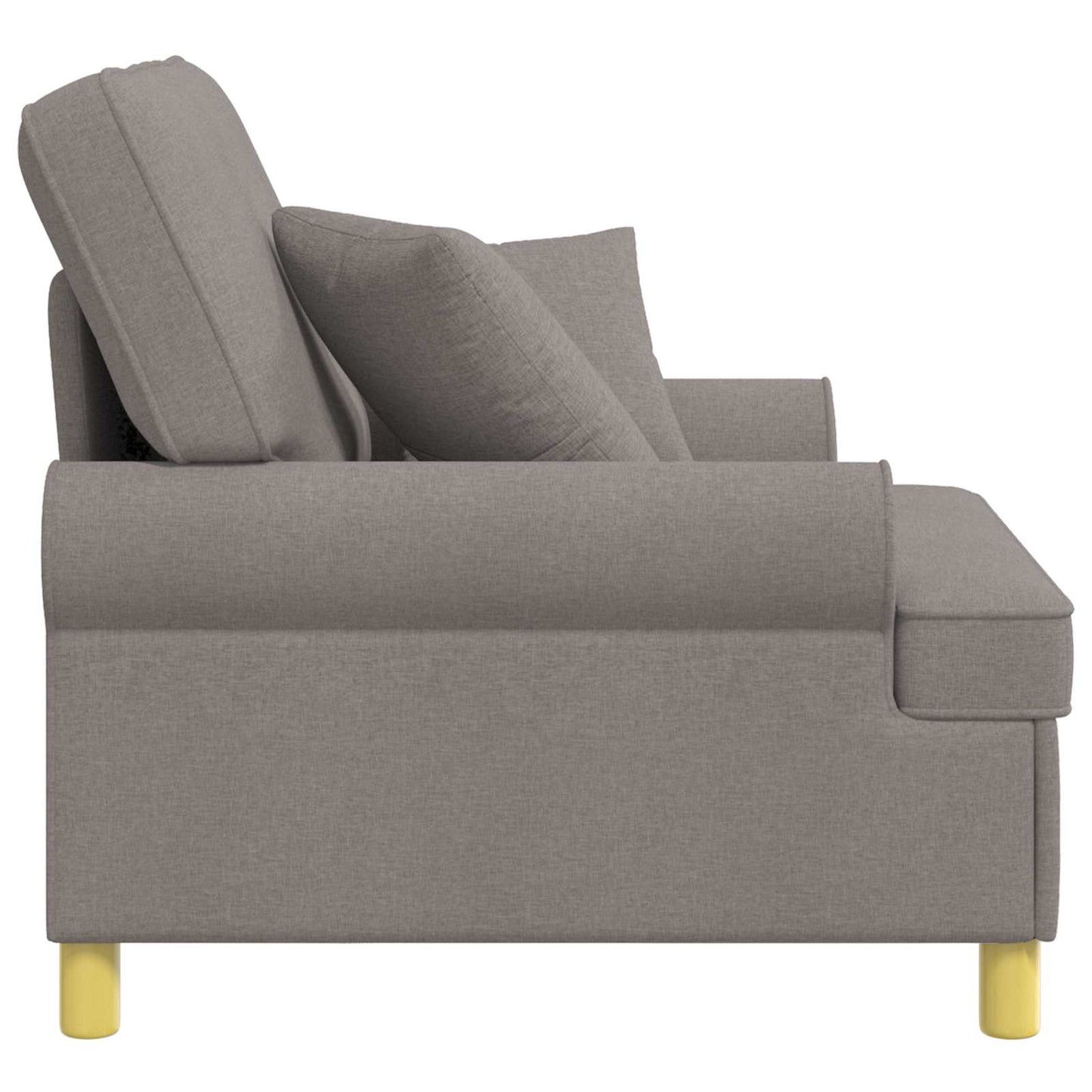 vidaXL XL Πολυθρόνα με Μαξιλάρια Taupe Ύφασμα