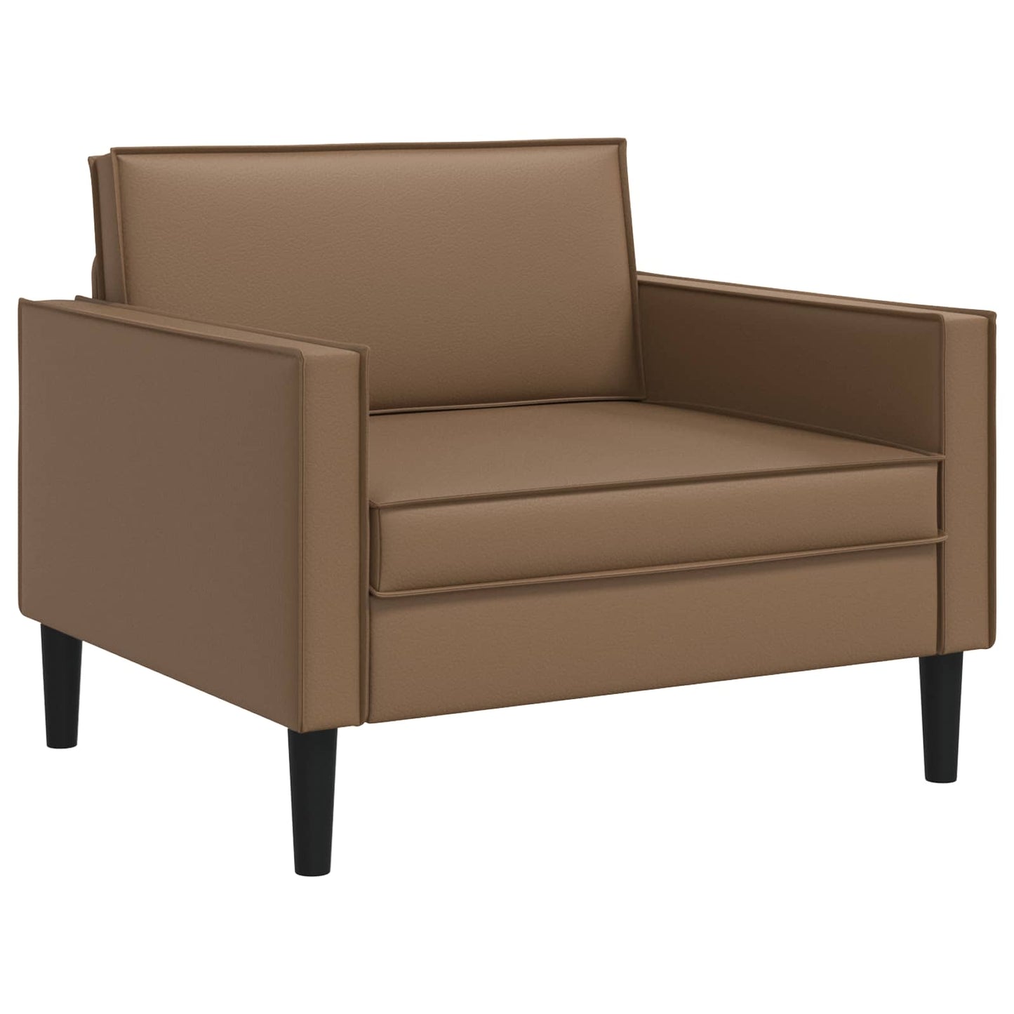vidaXL Πολυθρόνα XL Καπουτσίνο Τεχνητό Δέρμα
