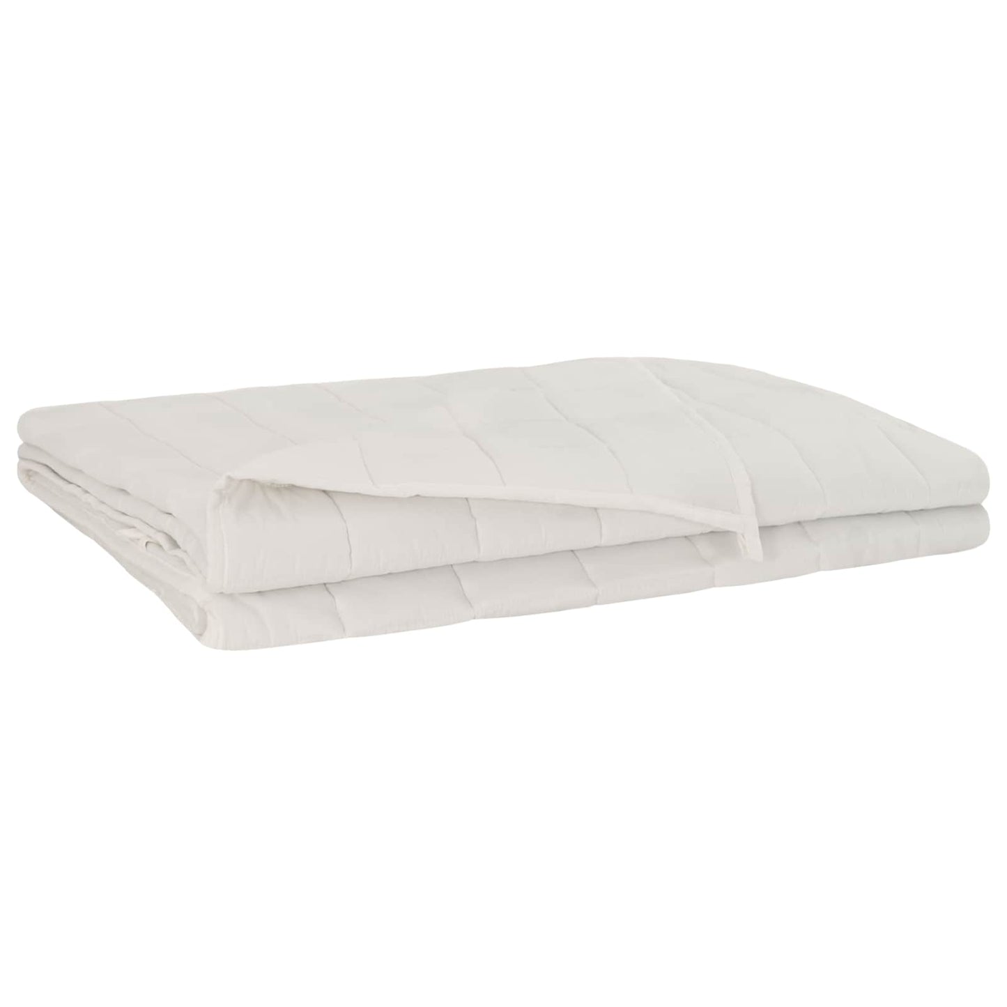 vidaXL Βάρος Κουβέρτα Λευκό 220 x 235 cm 11 kg 100% Βαμβάκι 205T