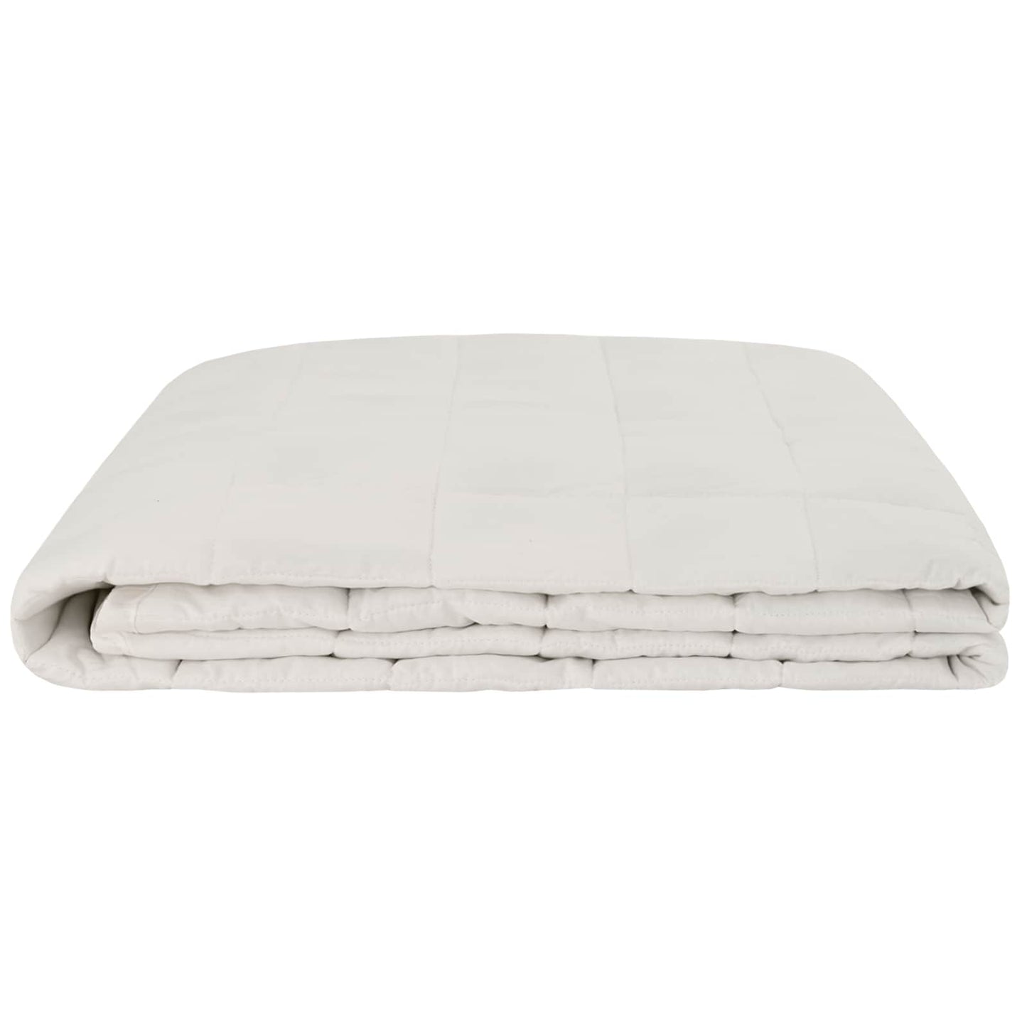 vidaXL Βάρος Κουβέρτα Λευκό 220 x 260 cm 15 kg 100% Βαμβάκι 205T