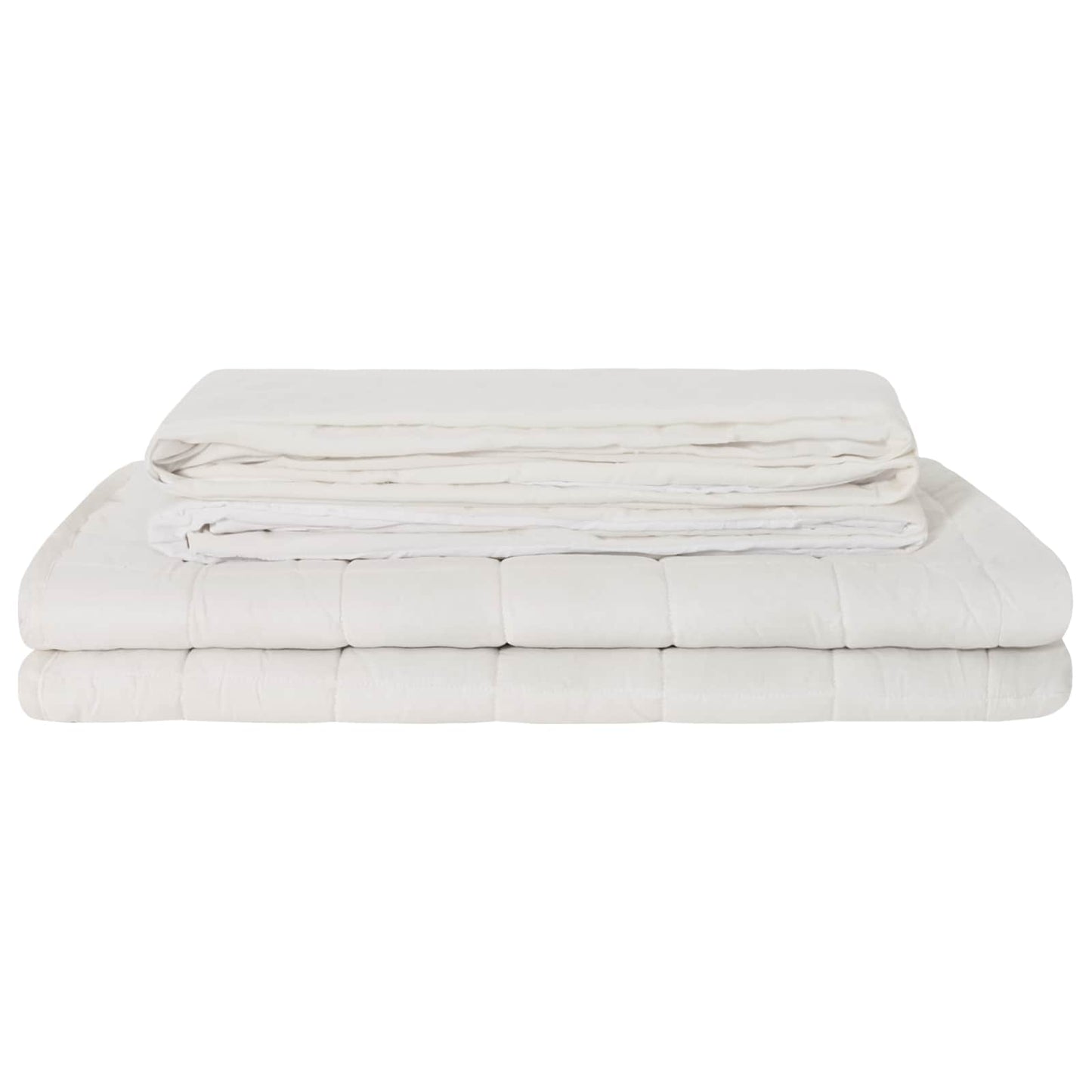 vidaXL Βάρος Κουβέρτα Λευκό 150 x 200 cm 11 kg 100% Βαμβάκι 205T