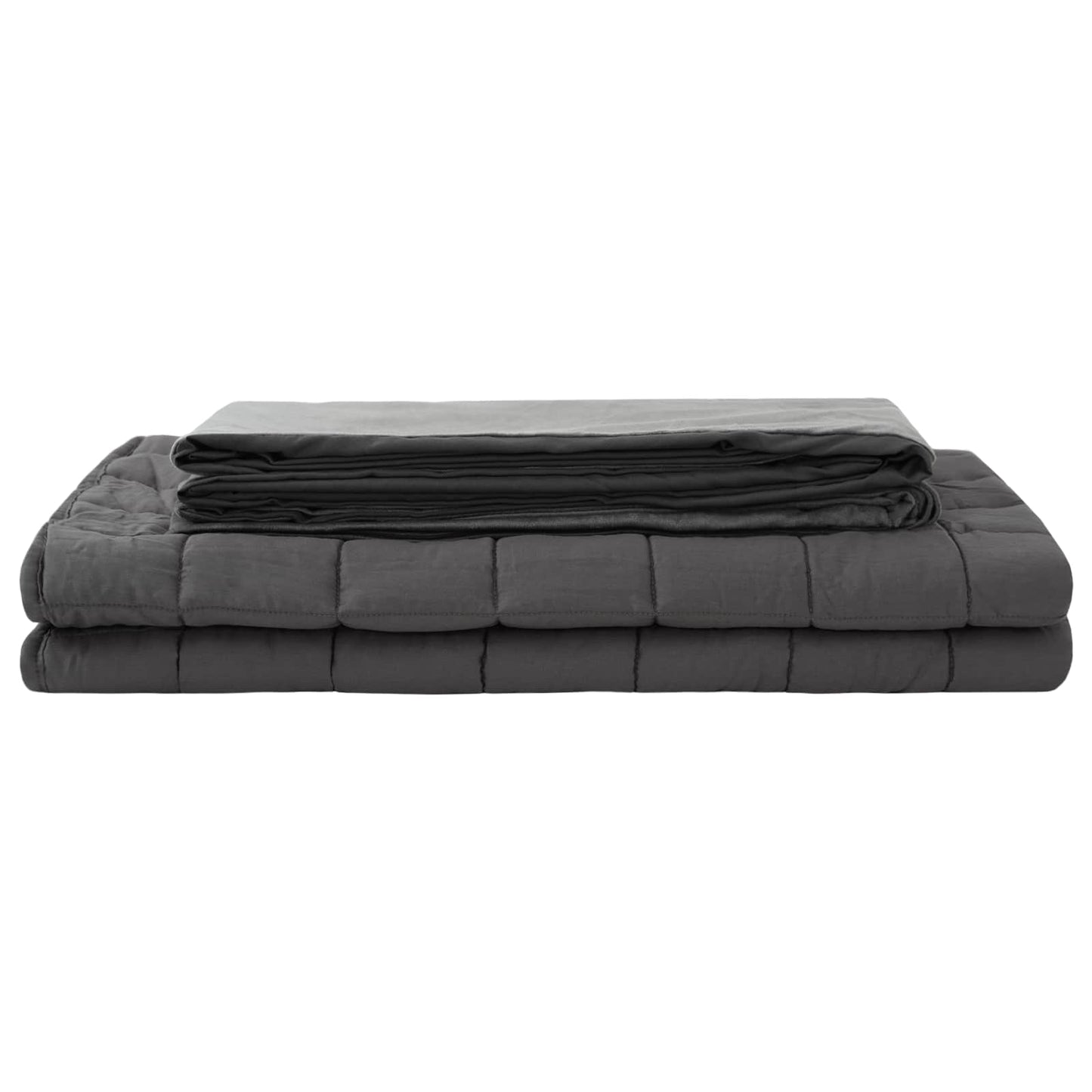 vidaXL Βάρος Κουβέρτα Ανθρακί 138 x 200 cm 10 kg 100% Βαμβάκι 205T