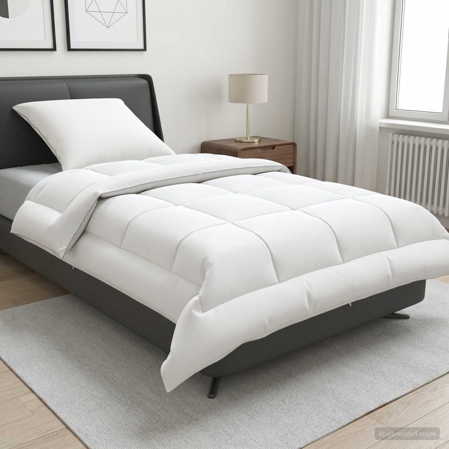 vidaXL Σέτ Παπλώματος και Μαξιλαριού 2 τμχ. 155x200 εκ. Καλοκαίρι