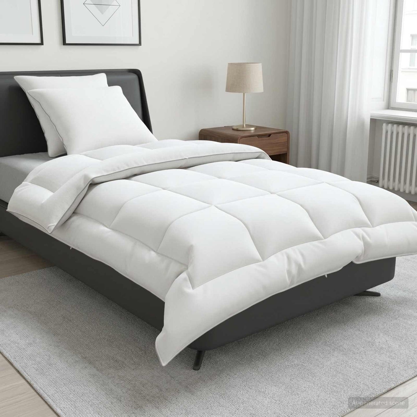 vidaXL Σέτ Παπλώματος και Μαξιλαριού 3 τμχ. 155 x 220 cm 4 Εποχές