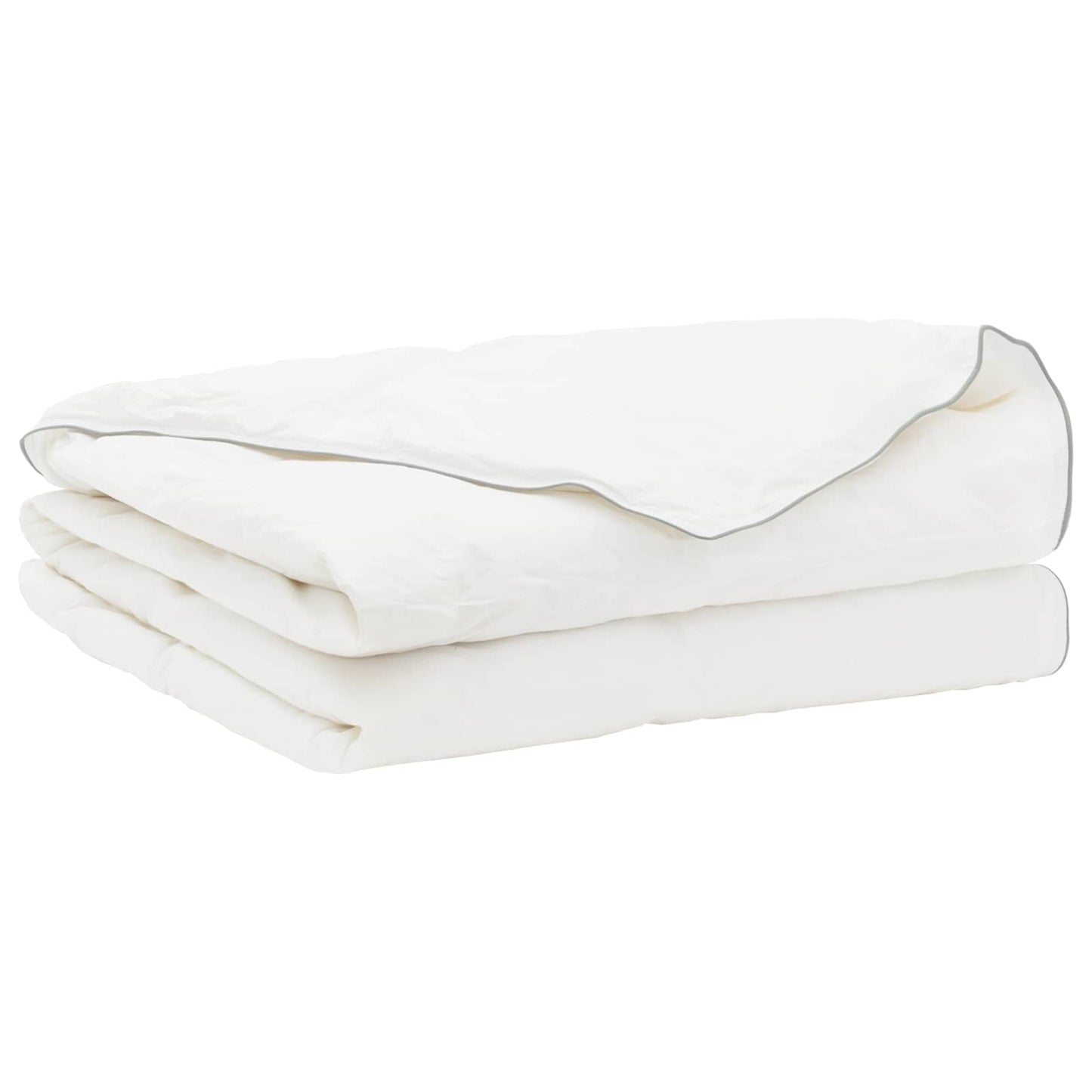 vidaXL Πάπλωμα FULDA 220 x 260 cm Καλοκαίρι 100 GSM 90% Χήνας Λευκό