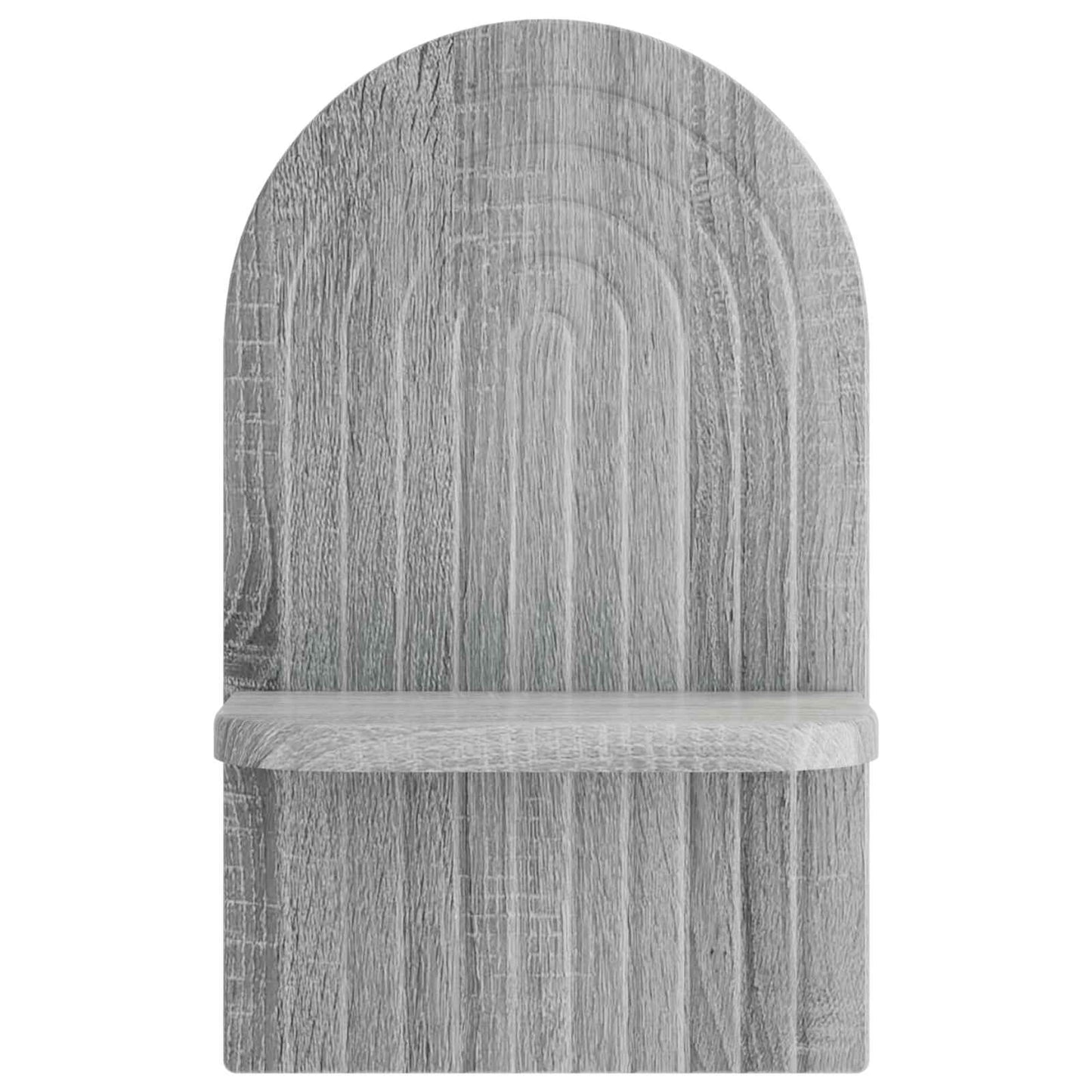 vidaXL Ράφι Τοίχου 2 τμχ. Γκρι Sonoma 23 x 13,5 x 37,5 cm
