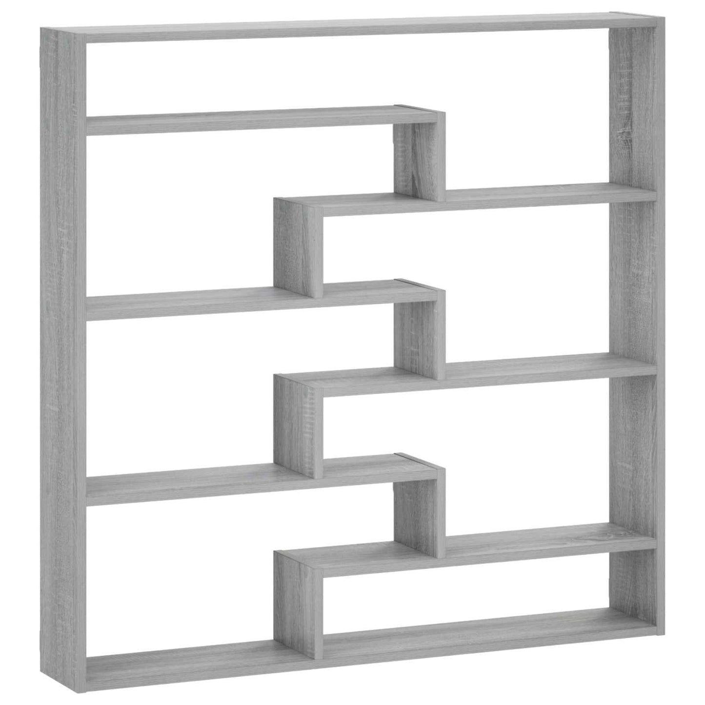 vidaXL Ράφι Τοίχου Γκρι Sonoma 103 x 17 x 102 εκ. Επεξεργασμένο Ξύλο