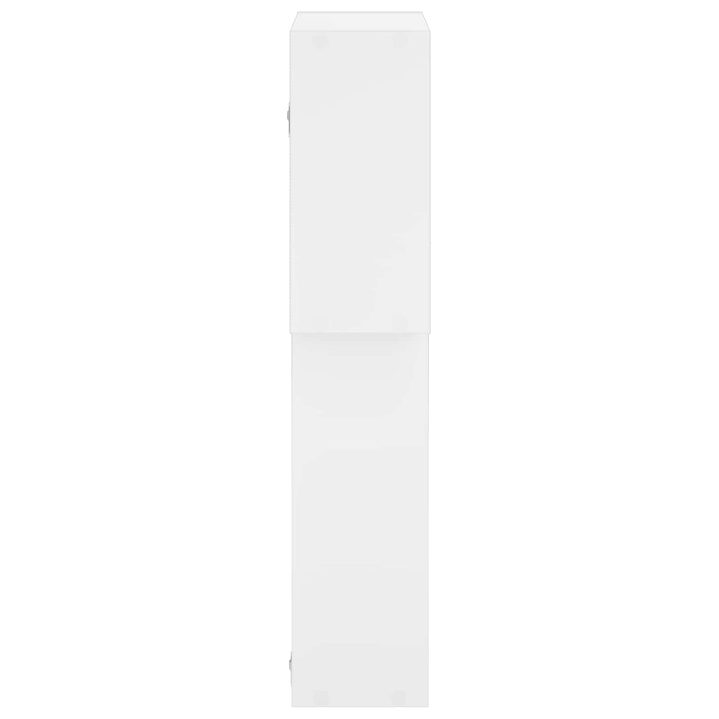 vidaXL Ράφι Τοίχου Λευκό 98 x 17 x 91 cm Επεξεργασμένο Ξύλο