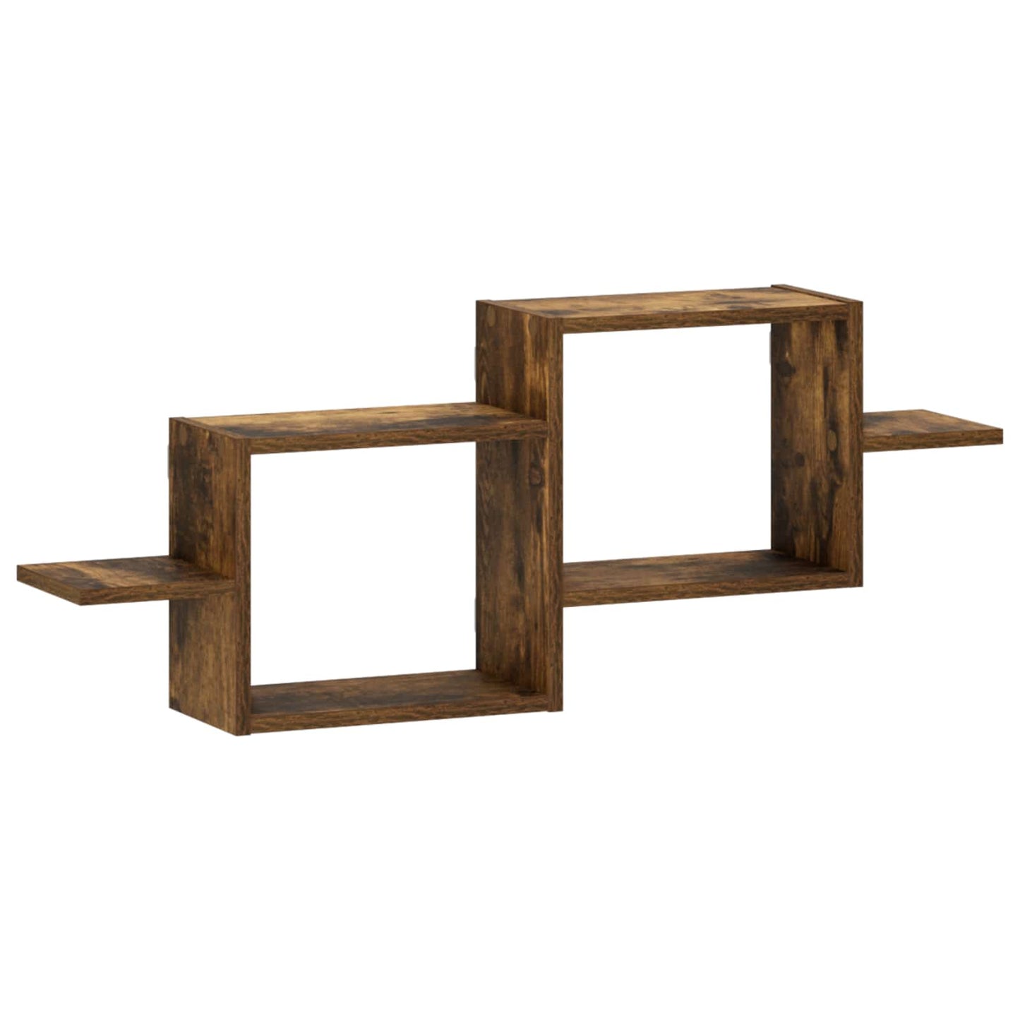 vidaXL Ράφι Τοίχου Καπνισμένο Ξύλο Δρυός 95 x 17 x 37 cm
