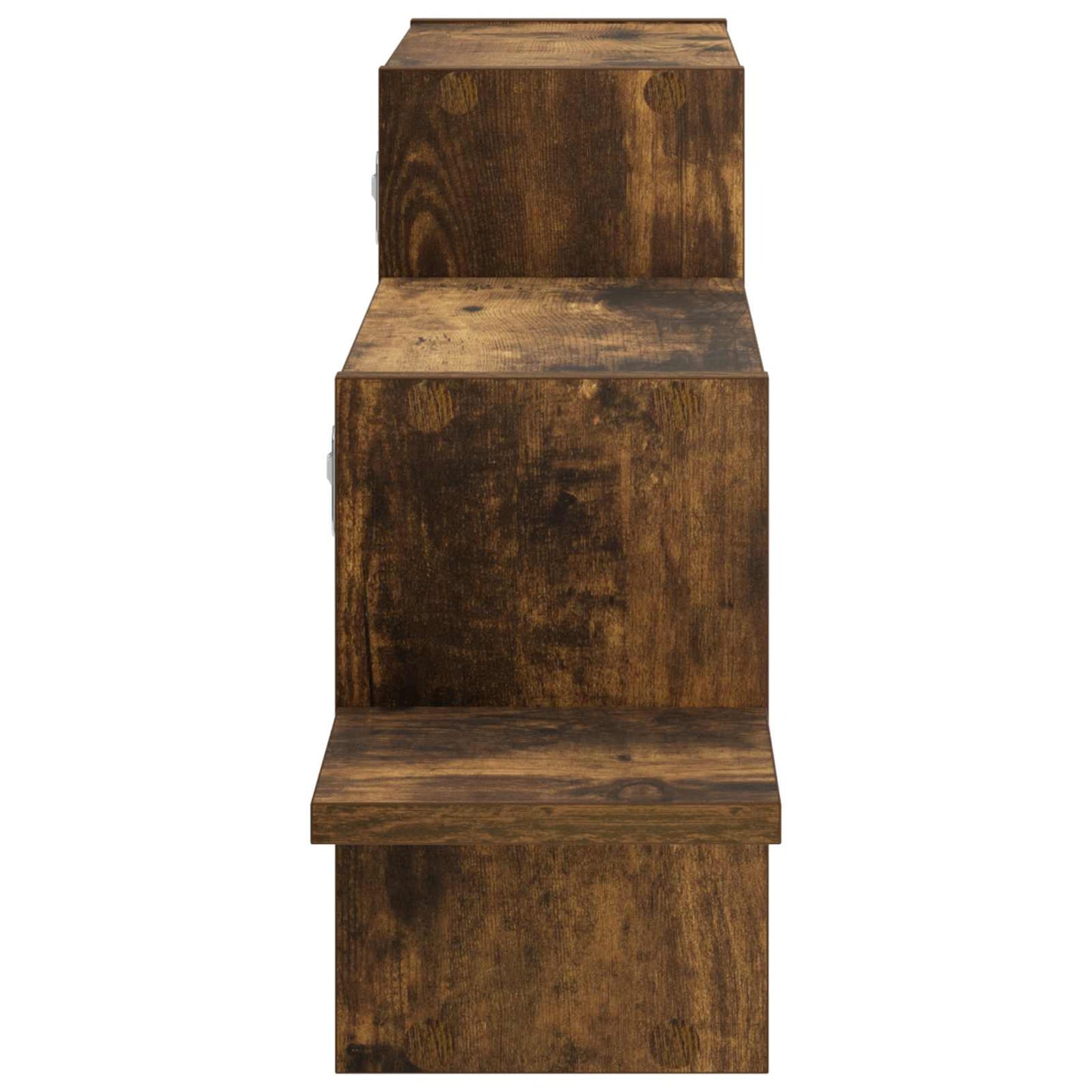 vidaXL Ράφι Τοίχου Καπνισμένο Ξύλο Δρυός 95 x 17 x 37 cm