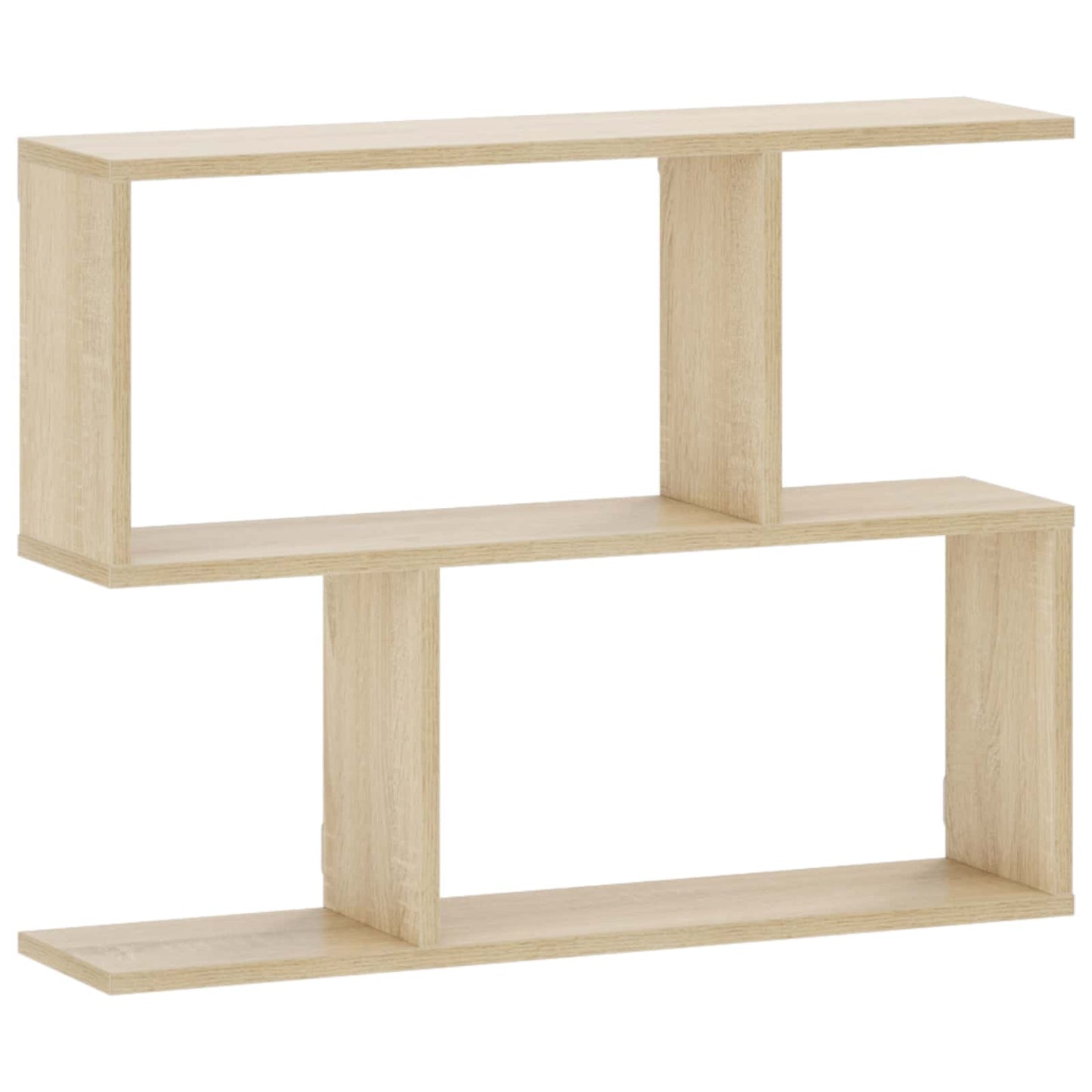 vidaXL Ράφι Τοίχου Sonoma Δρυς 72 x 17 x 55.5 cm Επεξεργασμένο Ξύλο